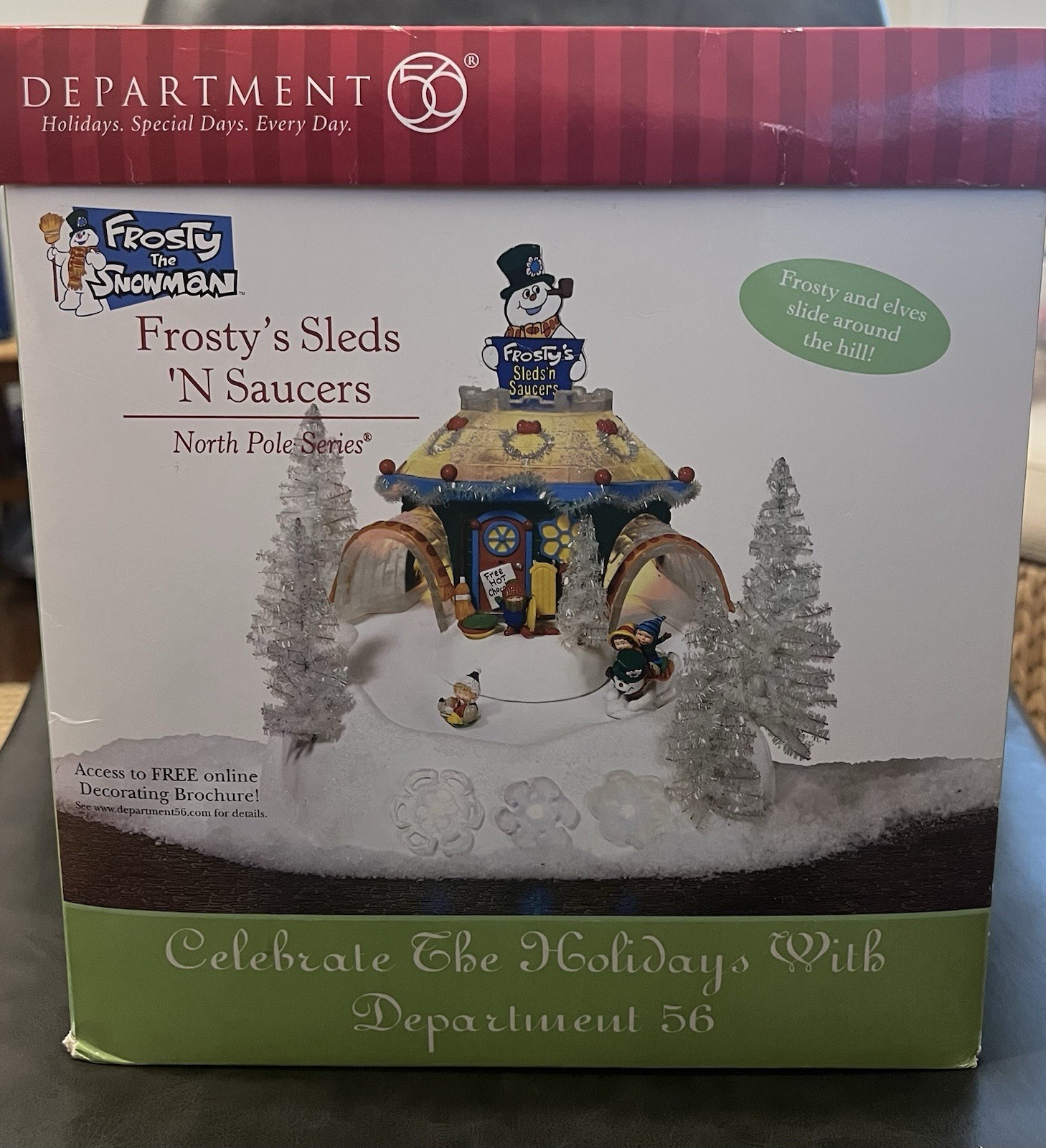 Dept 56 Frosty’s Sleds ‘N Saucers **DOES NOT WORK**