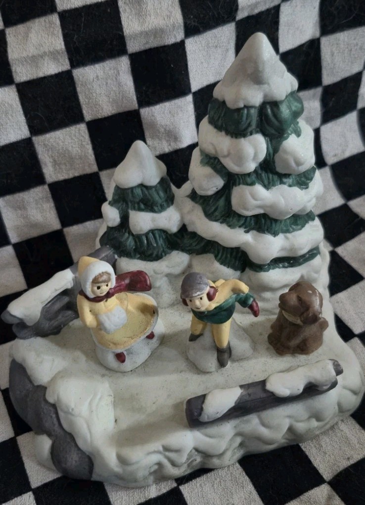 Vintage Winter Snow Village Figurine – Frank’s Nursery & Crafts