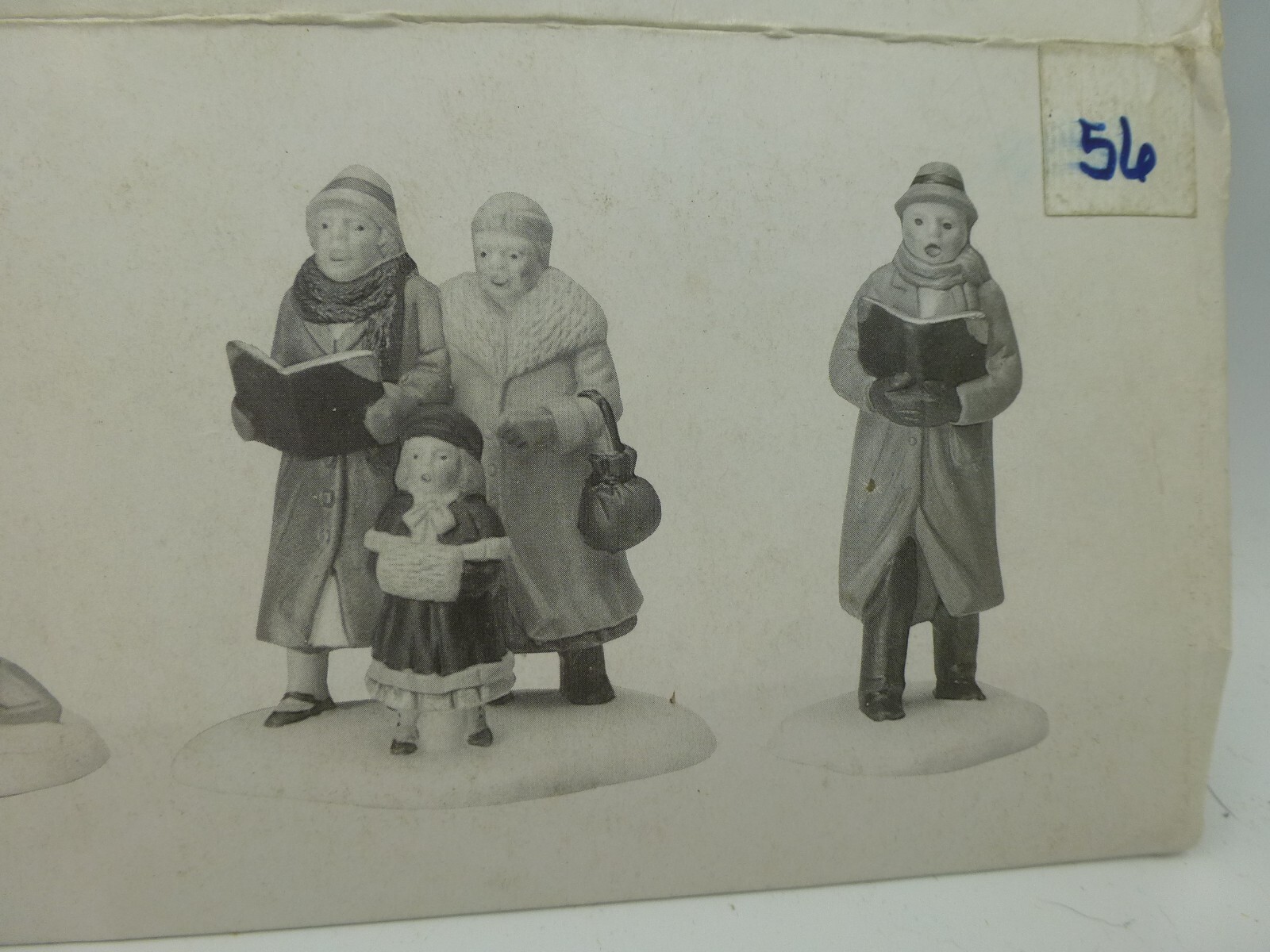 Dept 56 -‘Caroling Thru the City’ 3 Figures 5548-4, ‘Key to the City’ 5889-3 etc