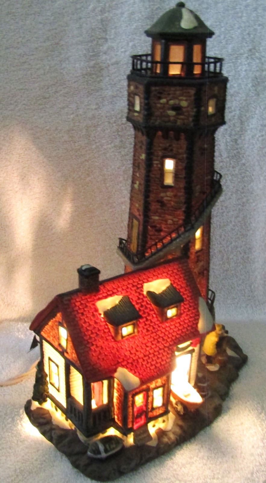Santa’s Workbench Collection Lighted Porcelain Hammersmith’s Harbour Lights.