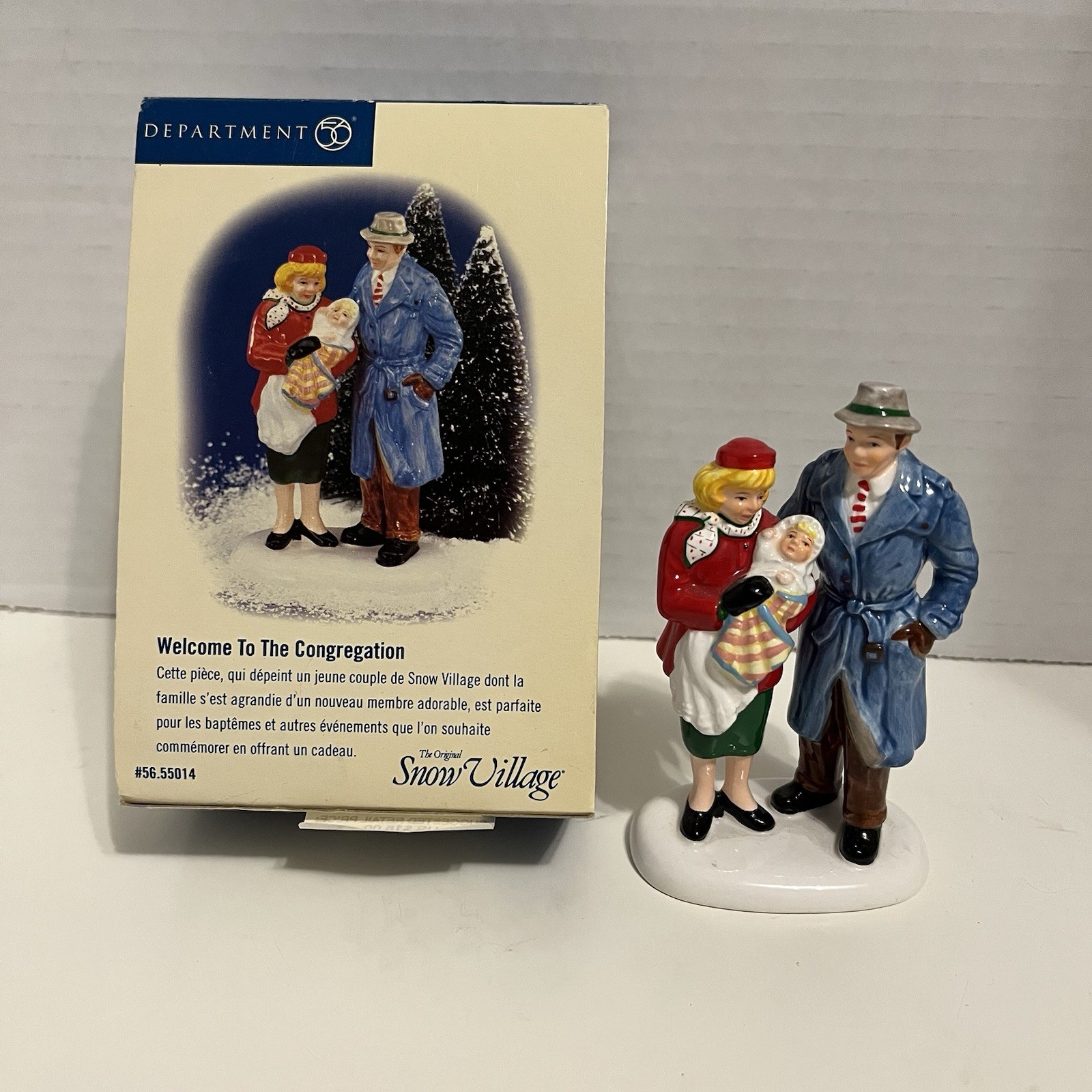 Dept 56 The Original Snow Village “WELCOME TO THE CONGREGATION” #55014 ~ Vintage