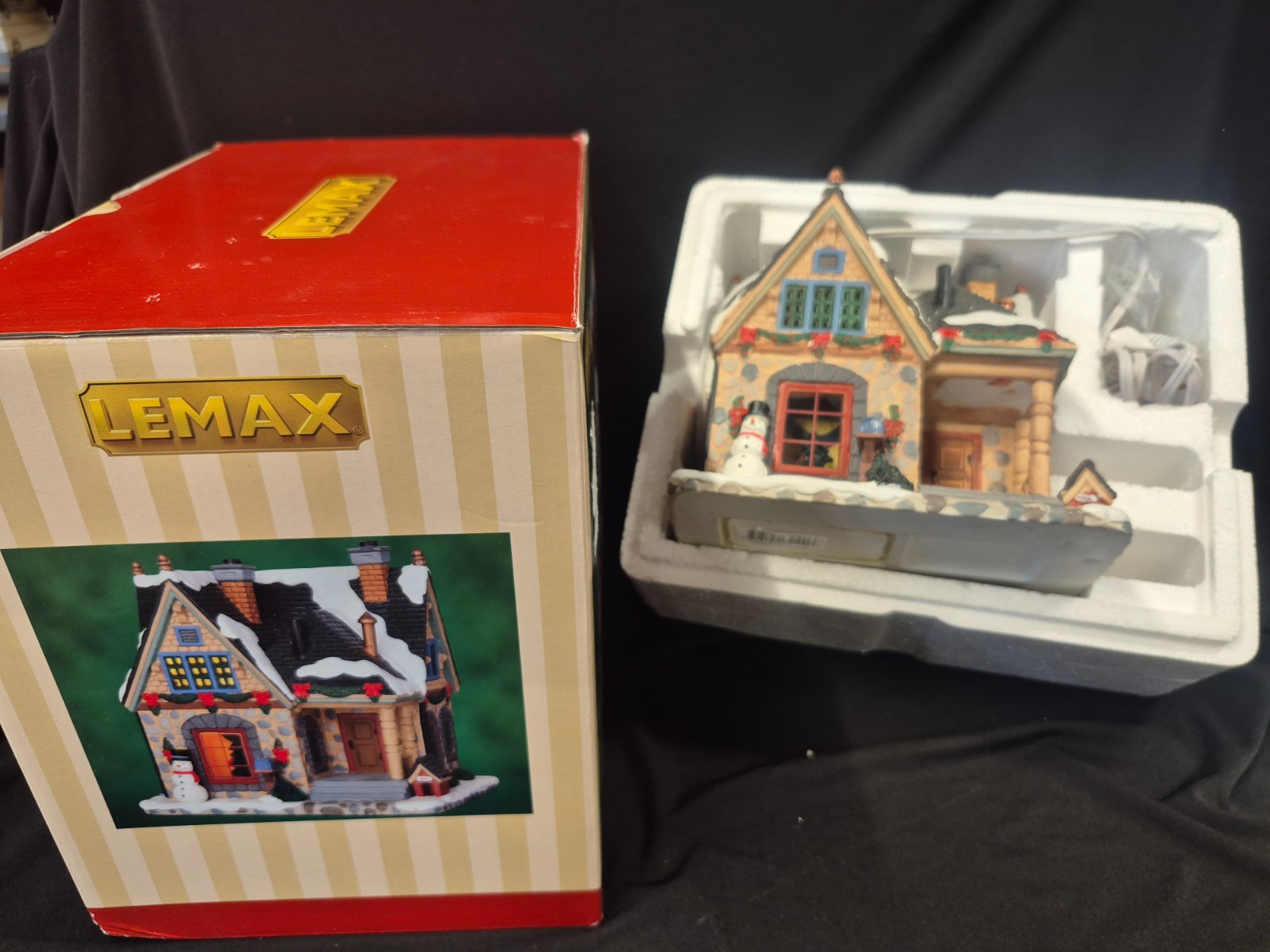 Lemax “Turner Estate” Lighted Christmas Village House in Box (2016) porcelain