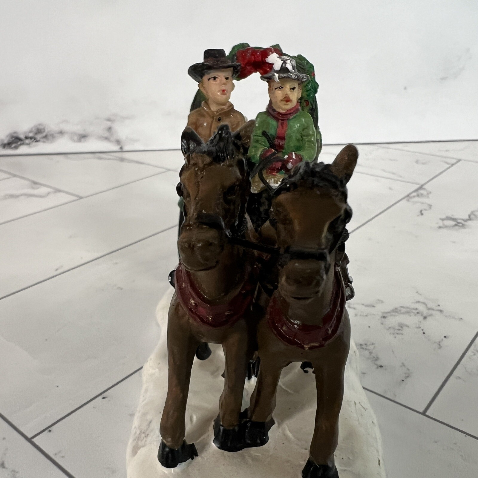 Home Accents Canterbury Lane Horse Drawn Carriage Christmas Village See Video