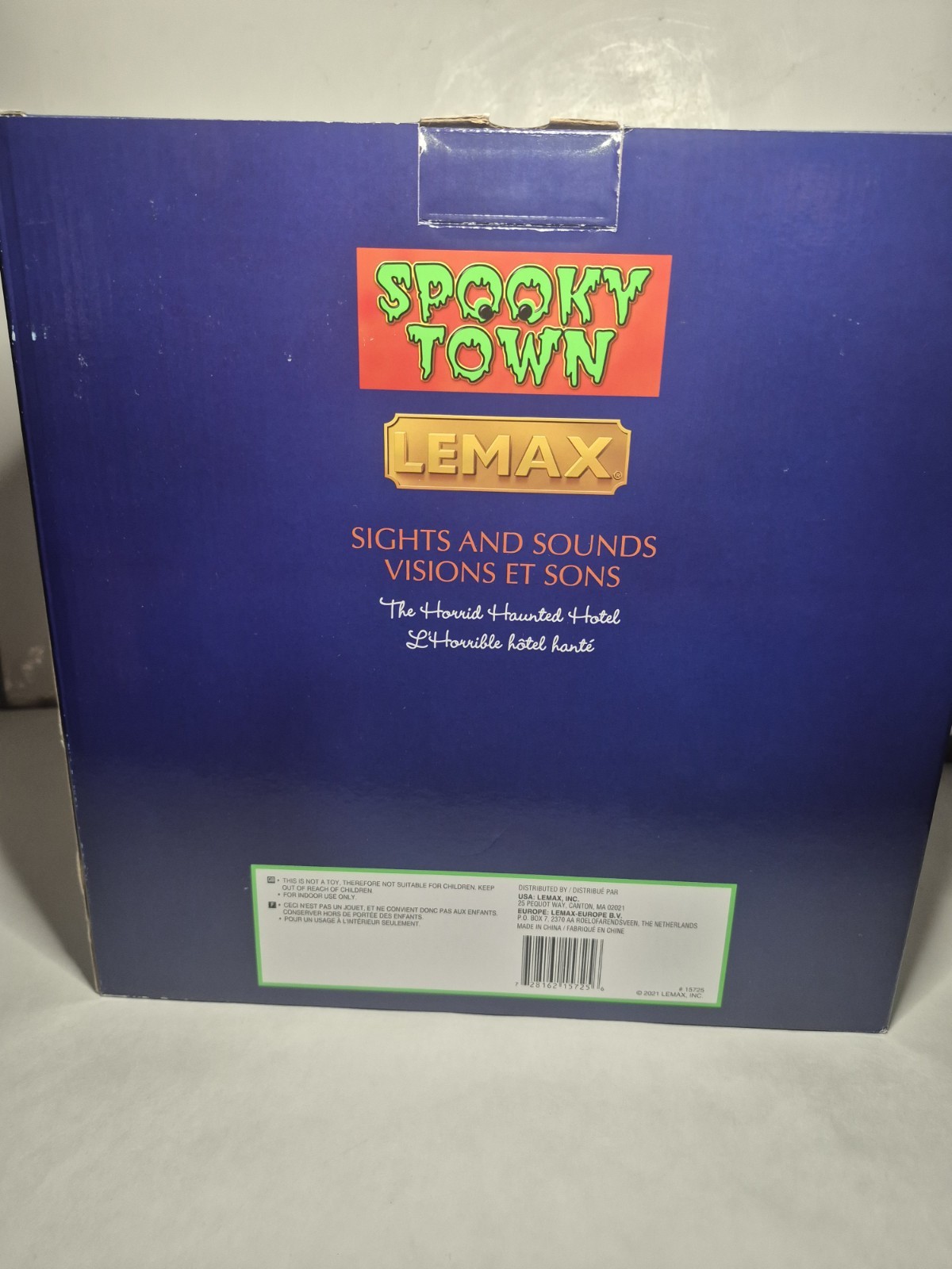 Lemax Spooky Town The Horrid Haunted Hotel Halloween Lighted Building Tested
