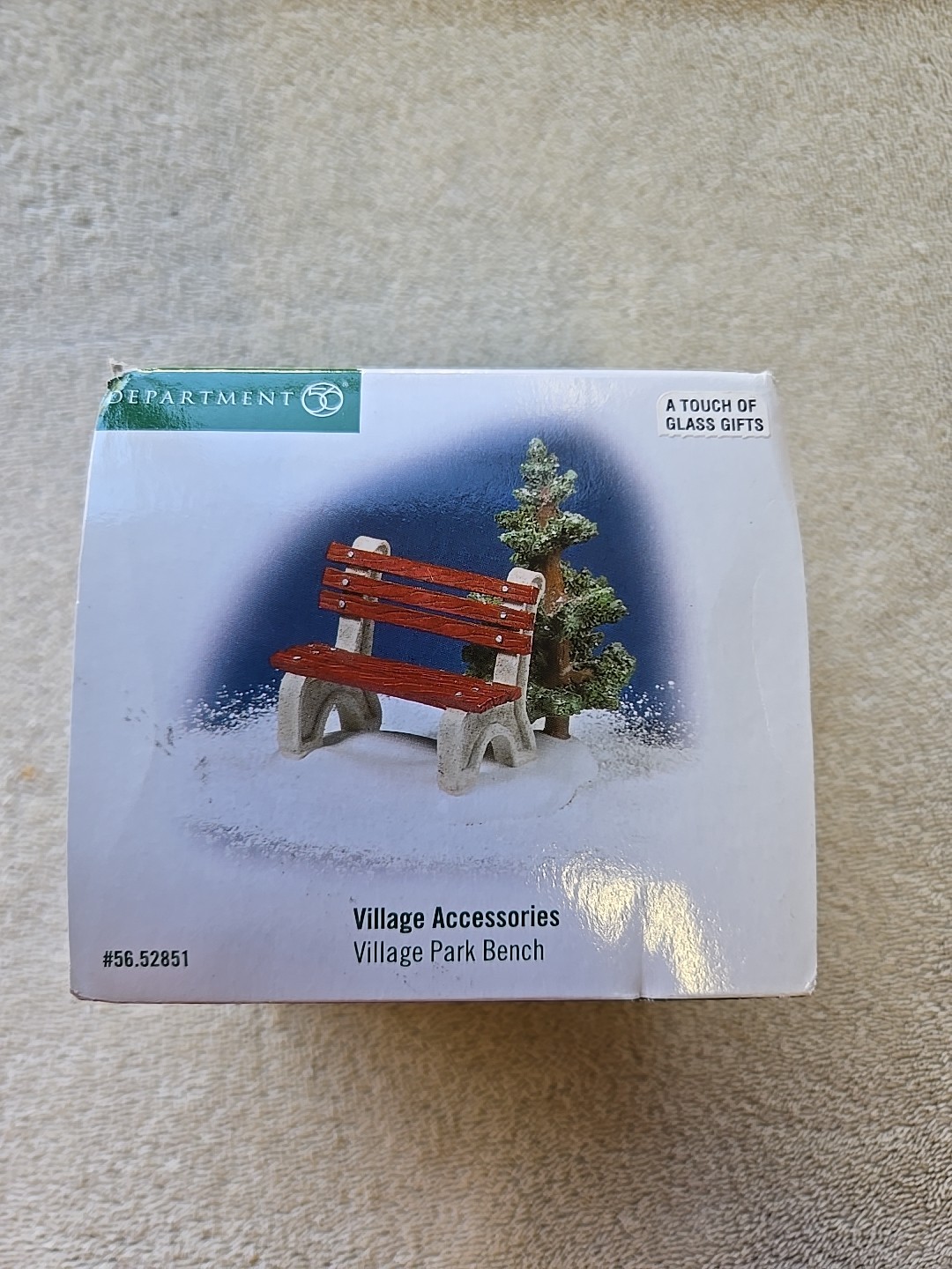 Dept 56 1 Pc Accessory Set Village Park Bench #56.52851 WS