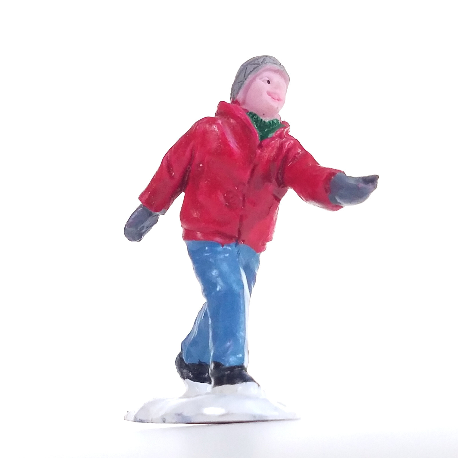 Santa’s Workbench 2004 Winter Sports Figurines 7322829 Children Playing In Snow