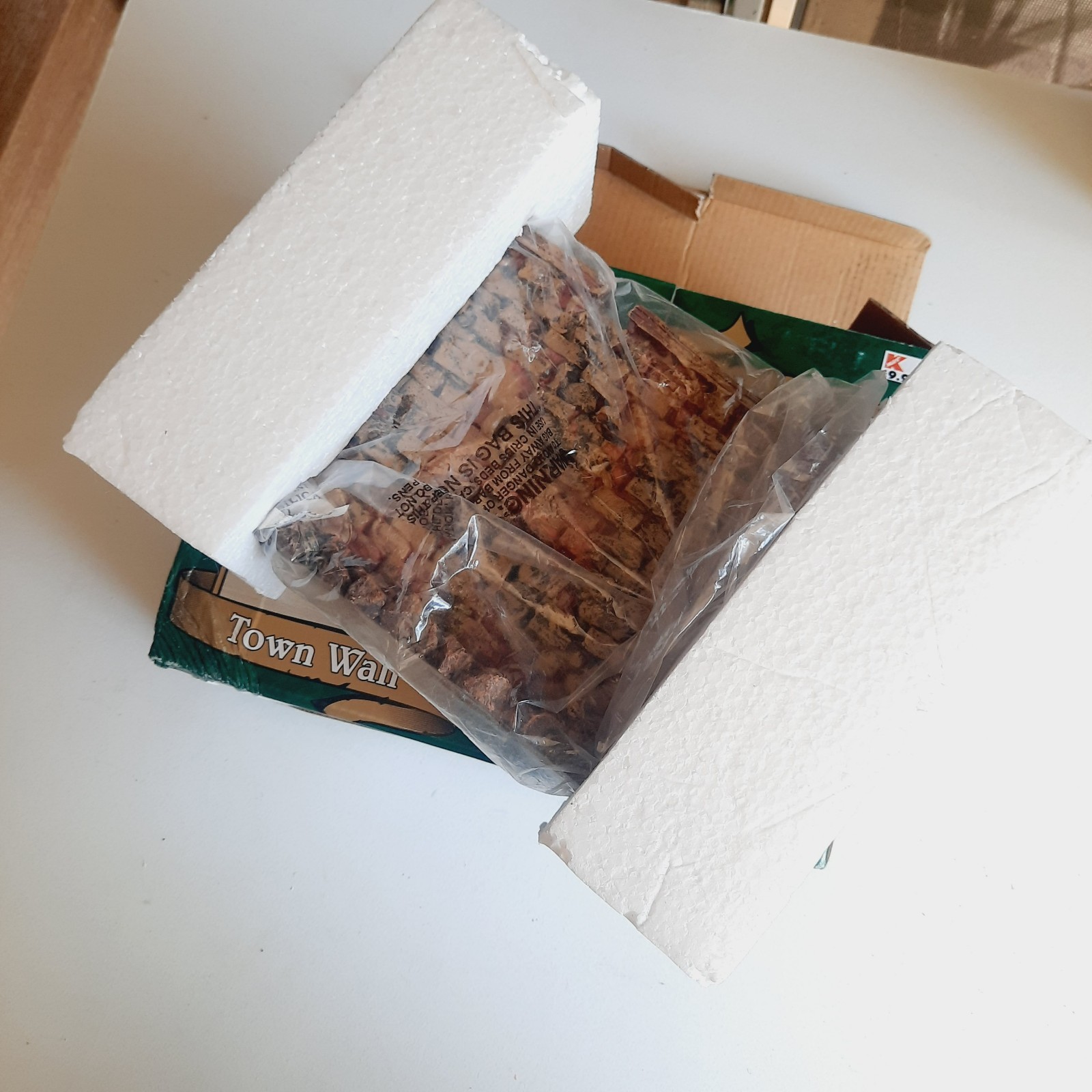 Vintage Trim A Home O’Holy Night Town Wall Gate Christmas Village New in Box