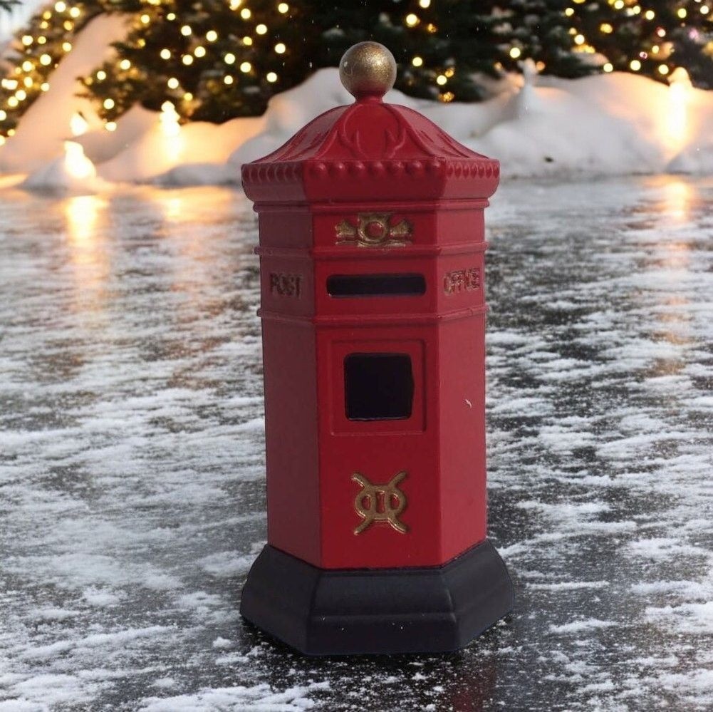 Dept 56 Heritage Village English Post Box Christmas Village Accessory – 1992