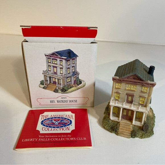 1996 Liberty Falls Collectible Village Rev. Watkins’ House Miniature
