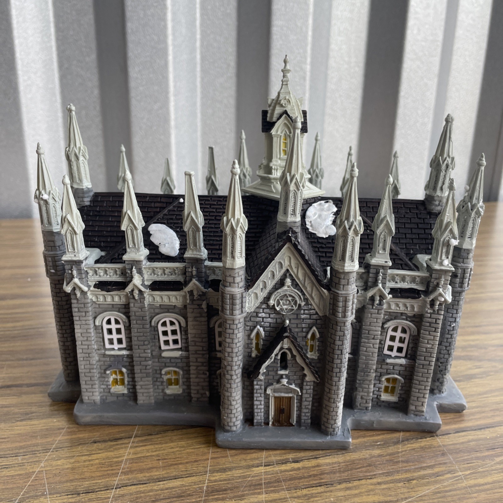 Historic Temple Square Christmas Village The Assembly Hall Lighted Building IOB