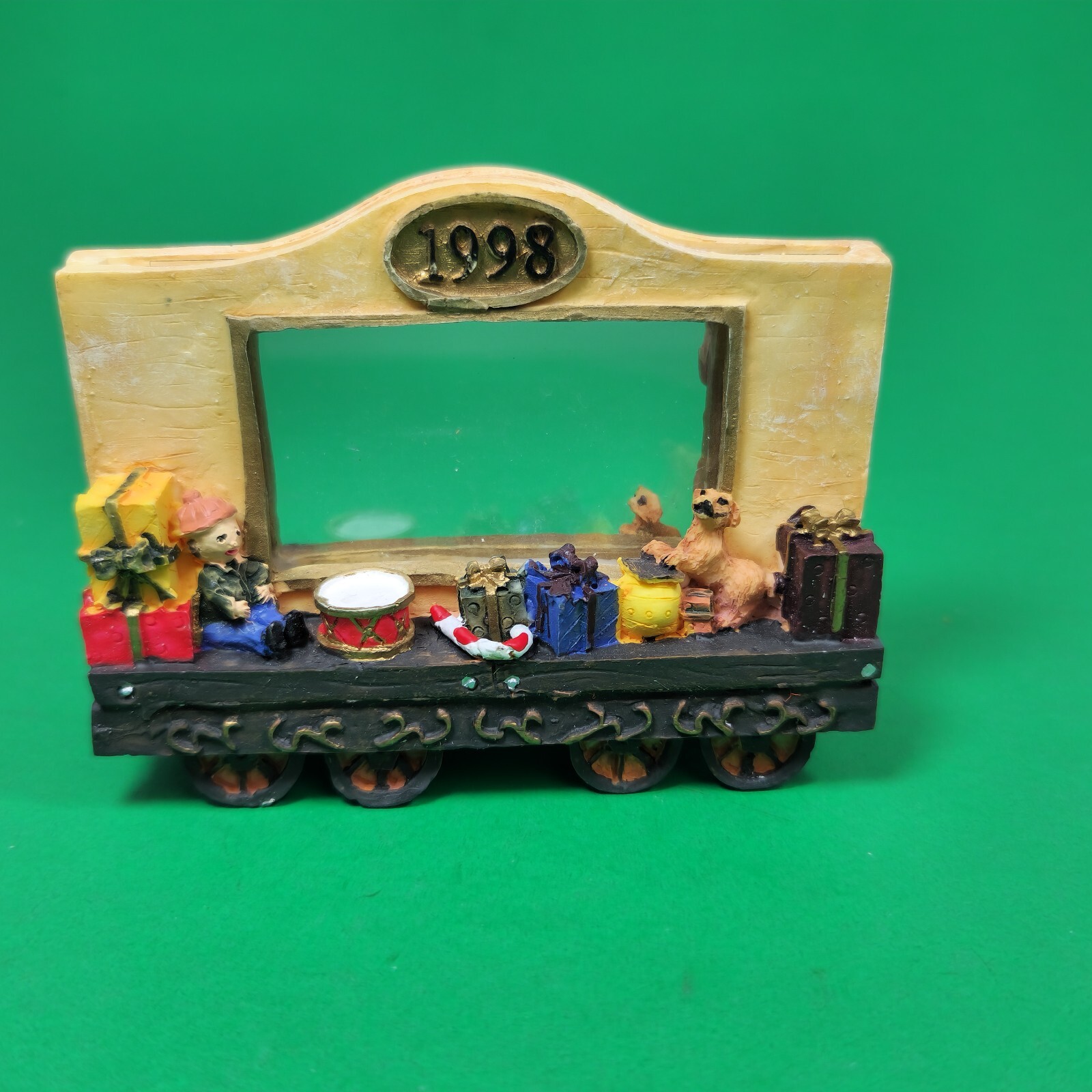 Home Towne Express Miniature Christmas Train My Favorite Photo Car 1998 JC Penny