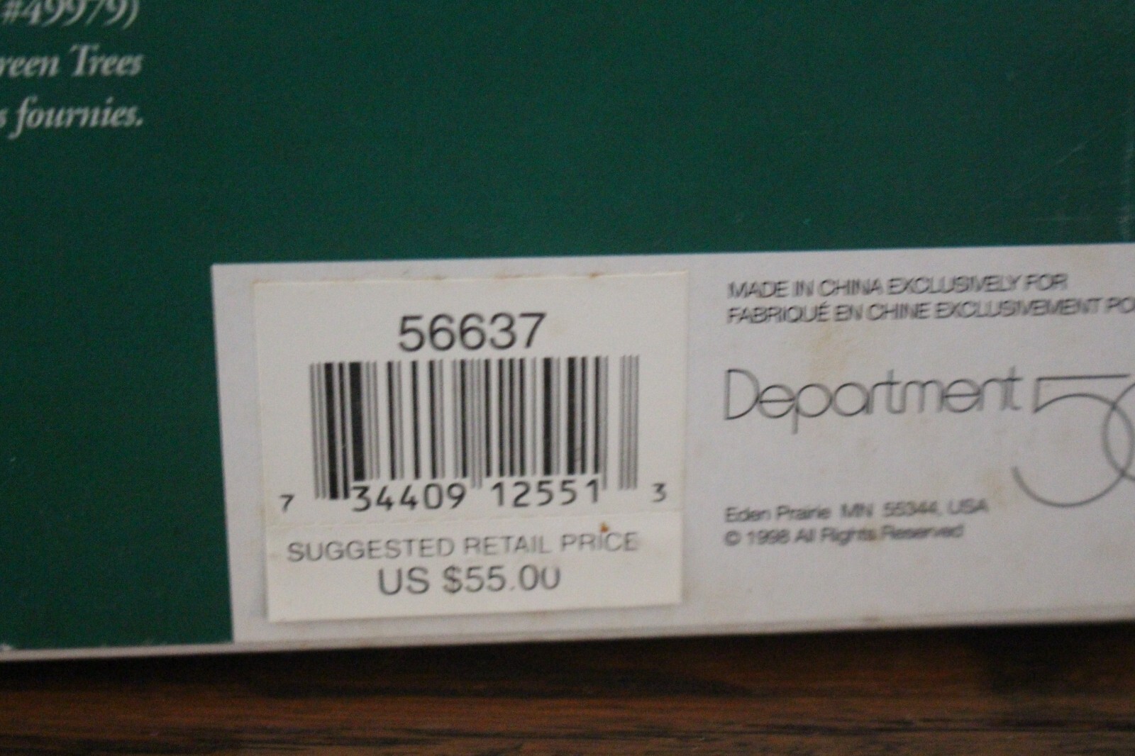Department 56 Farmer’s Market (Set of 2) New England Village Series #56637