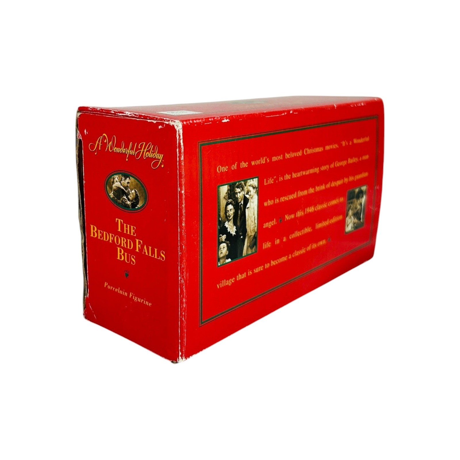 A Wonderful Holiday Bedford Falls School Bus It’s A Wonderful Life w/ Box 1994