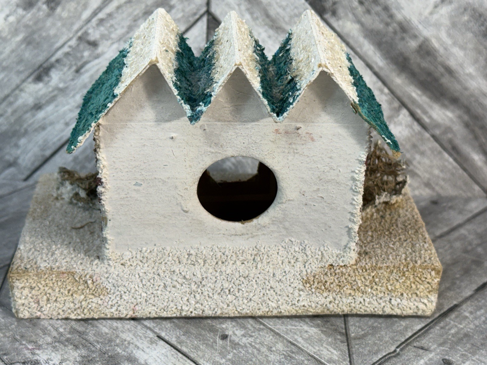 Putz Christmas Houses Cardboard Made in Japan Lot Of 8 PLEASE READ