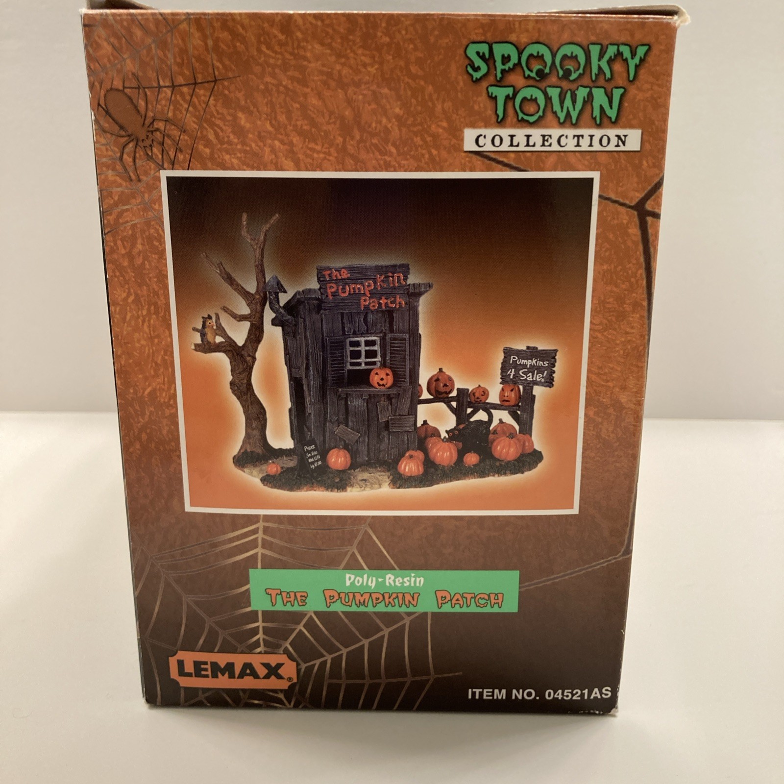 Retired LEMAX Spooky Town Halloween The Pumpkin Patch, With Extra Figures