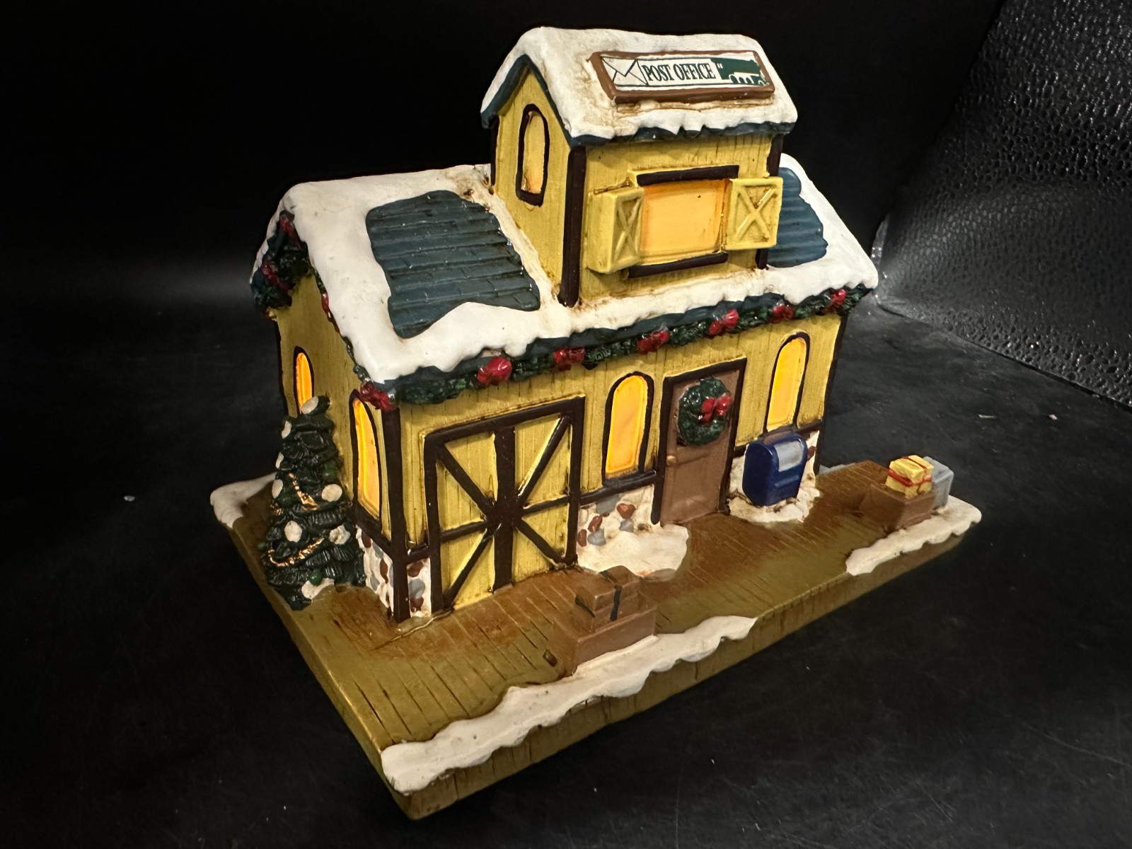 Hawthorne Post Office – Train Station Railroad Village- Lighted