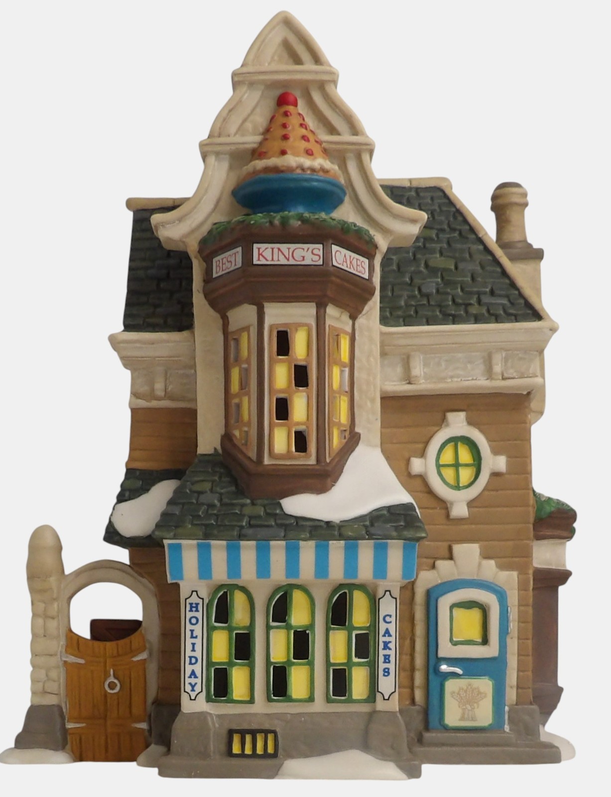 Dept 56 Dickens Village Lot 3 Lea Hurst House King’s Cakes Hampshire Sweeps w/ B