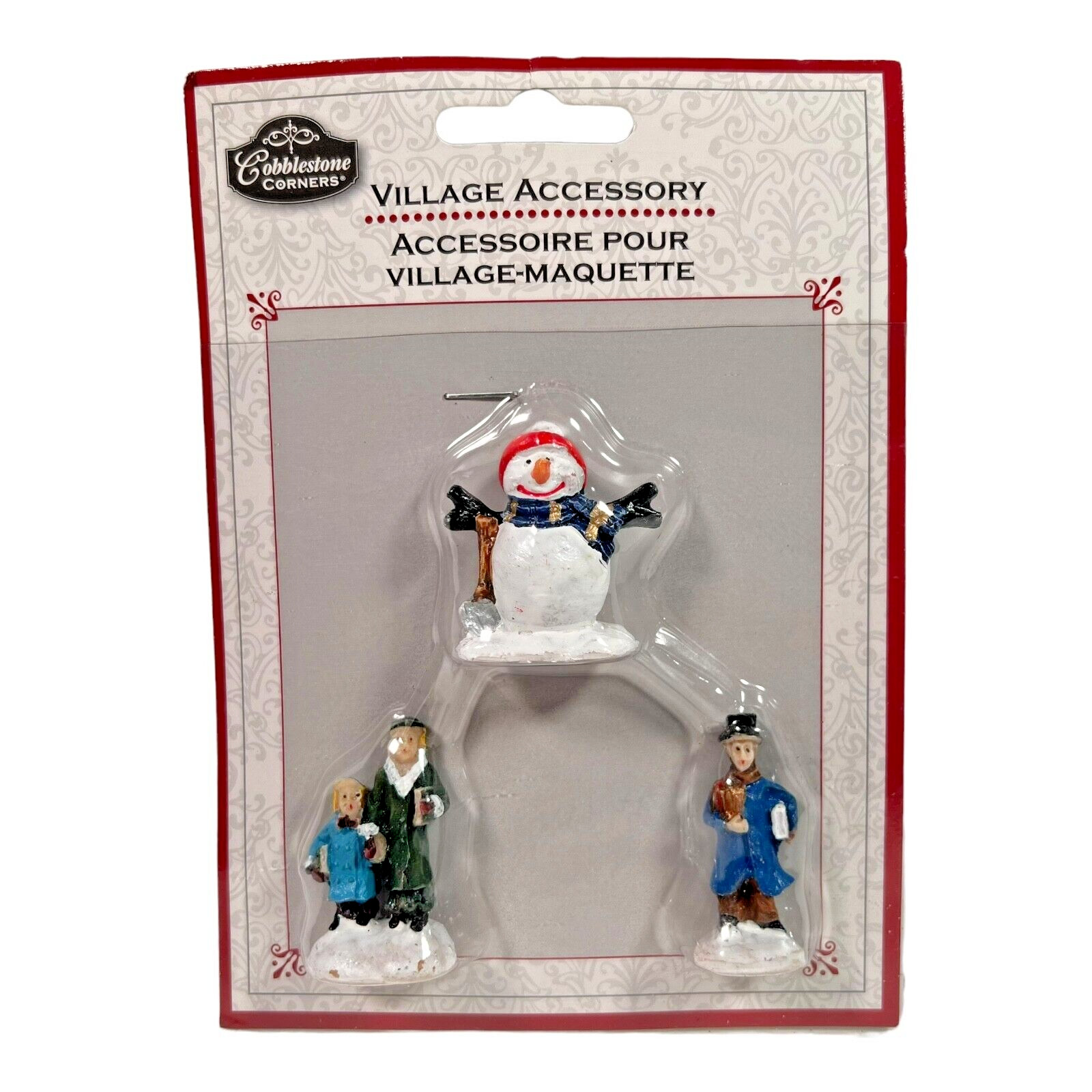 Snowman Carolers Christmas Village Cobblestone Corners Village Accessories