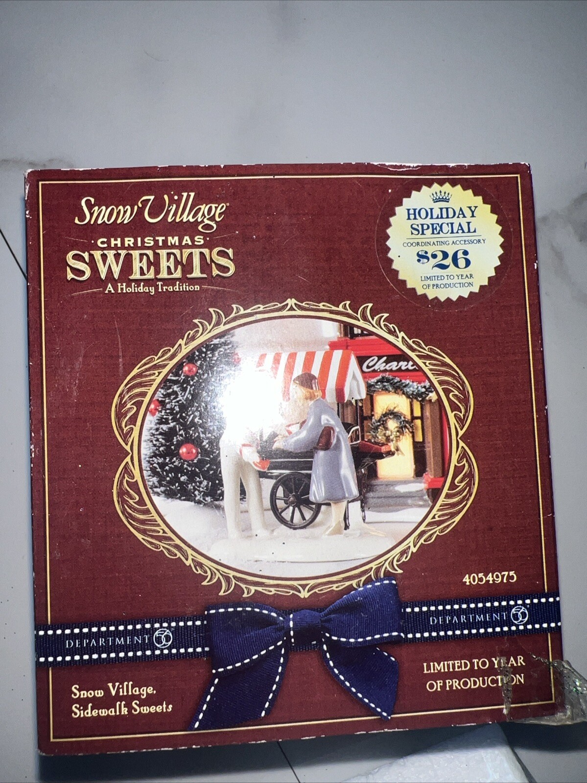 DEPT 56 SIDEWALK SWEETS 4054975 CHRISTMAS SWEETS SNOW VILLAGE