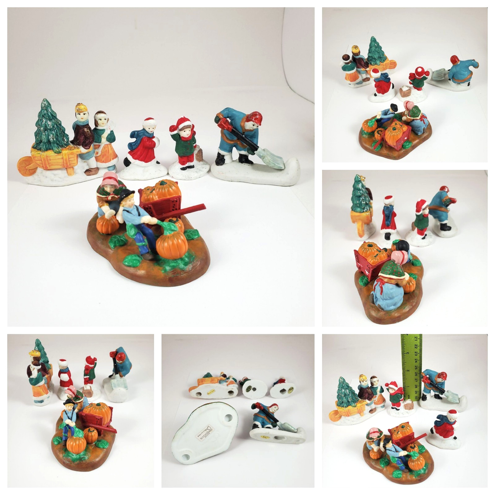 Christmas Town People & Accessories-58pc Mixed Lot -Lemax~Dept 56~O’Well~Other
