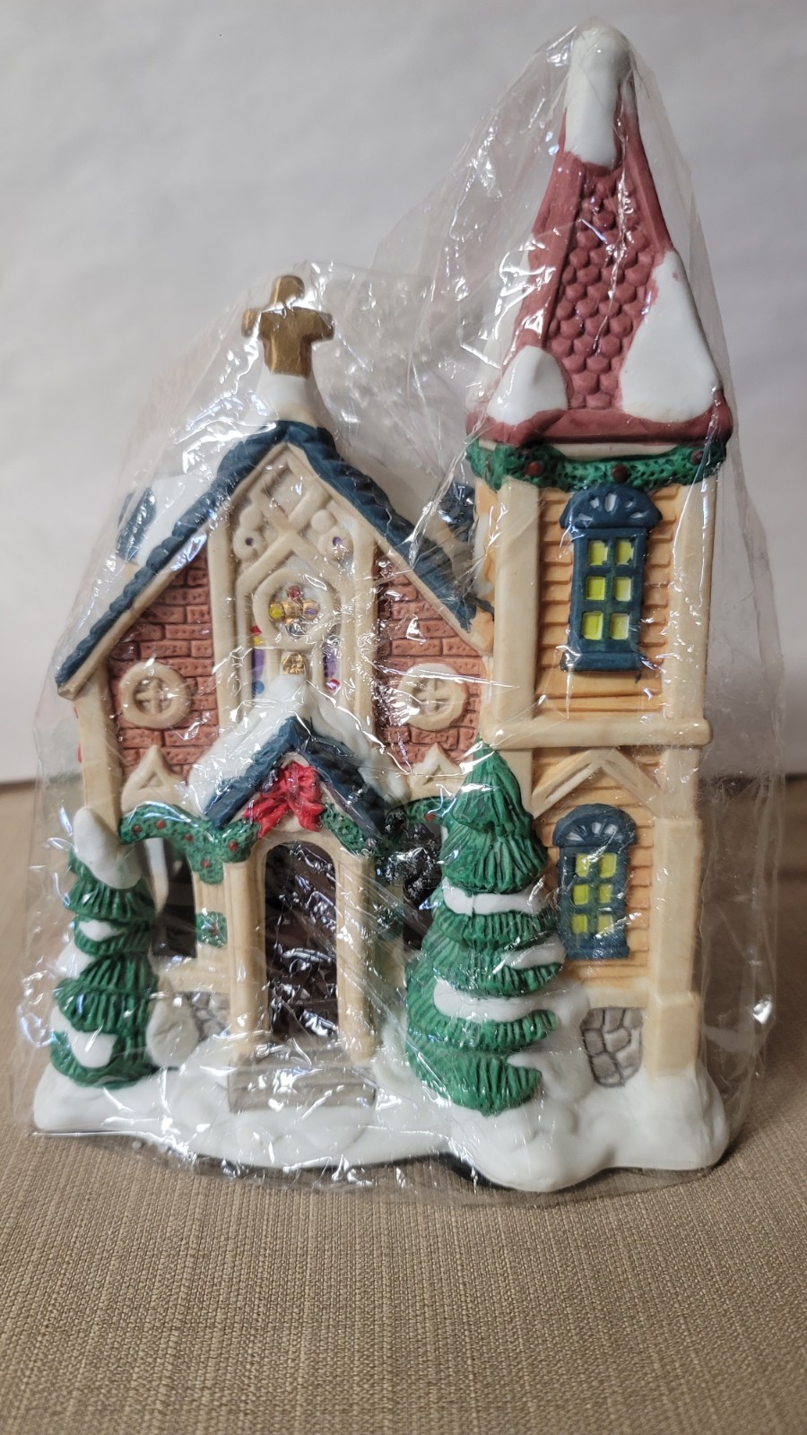 Vintage JCPenny Christmas Treasury Collectible Village #1 In Series Church