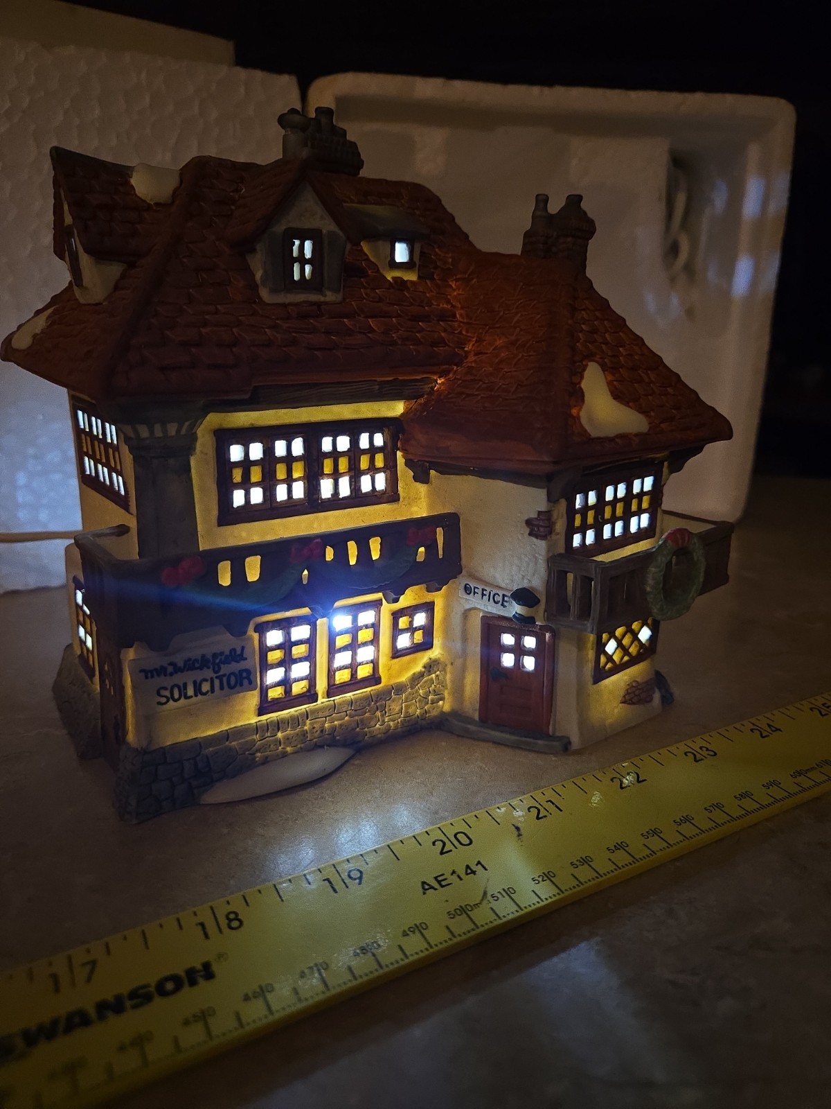 Dept. 56 Dickens’ Village Series Copperfield “Mr Wickfield Solicitor” Excellent