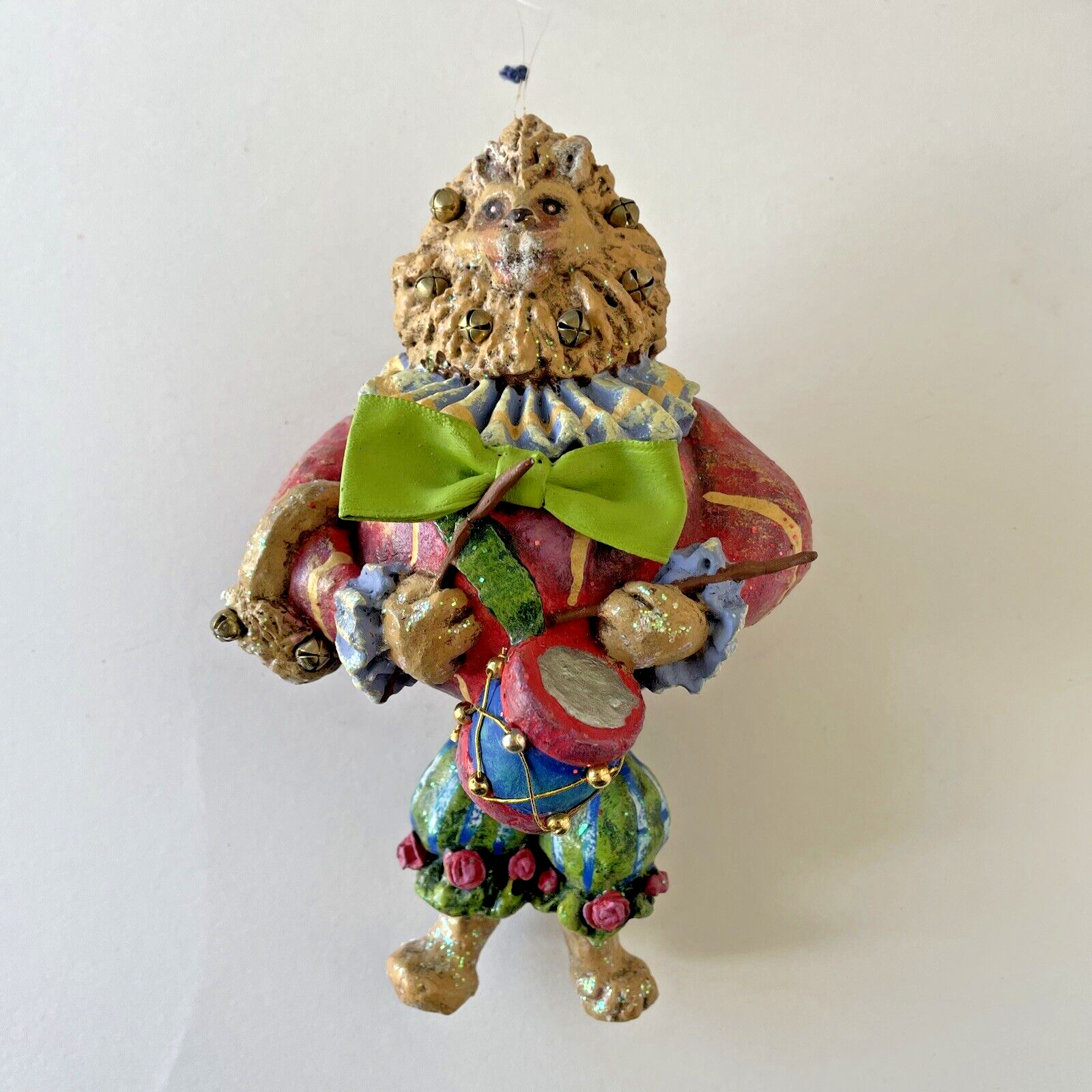 Dept 56 Czarry Nights Lion Drummer Christmas 7in Ornament Hand Painted