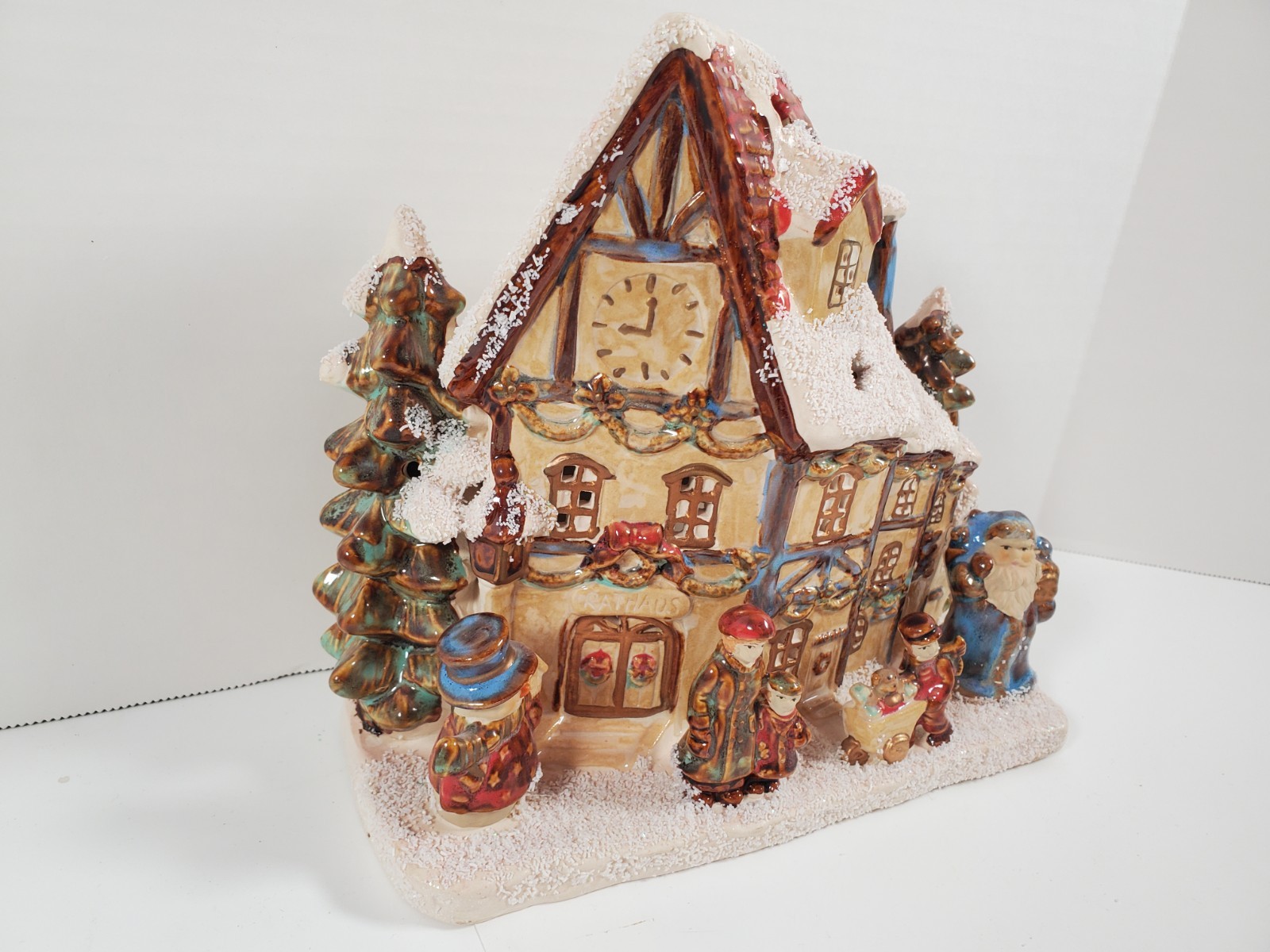 Vintage Christmas Ceramic House – Kirkland’s Potters Garden II