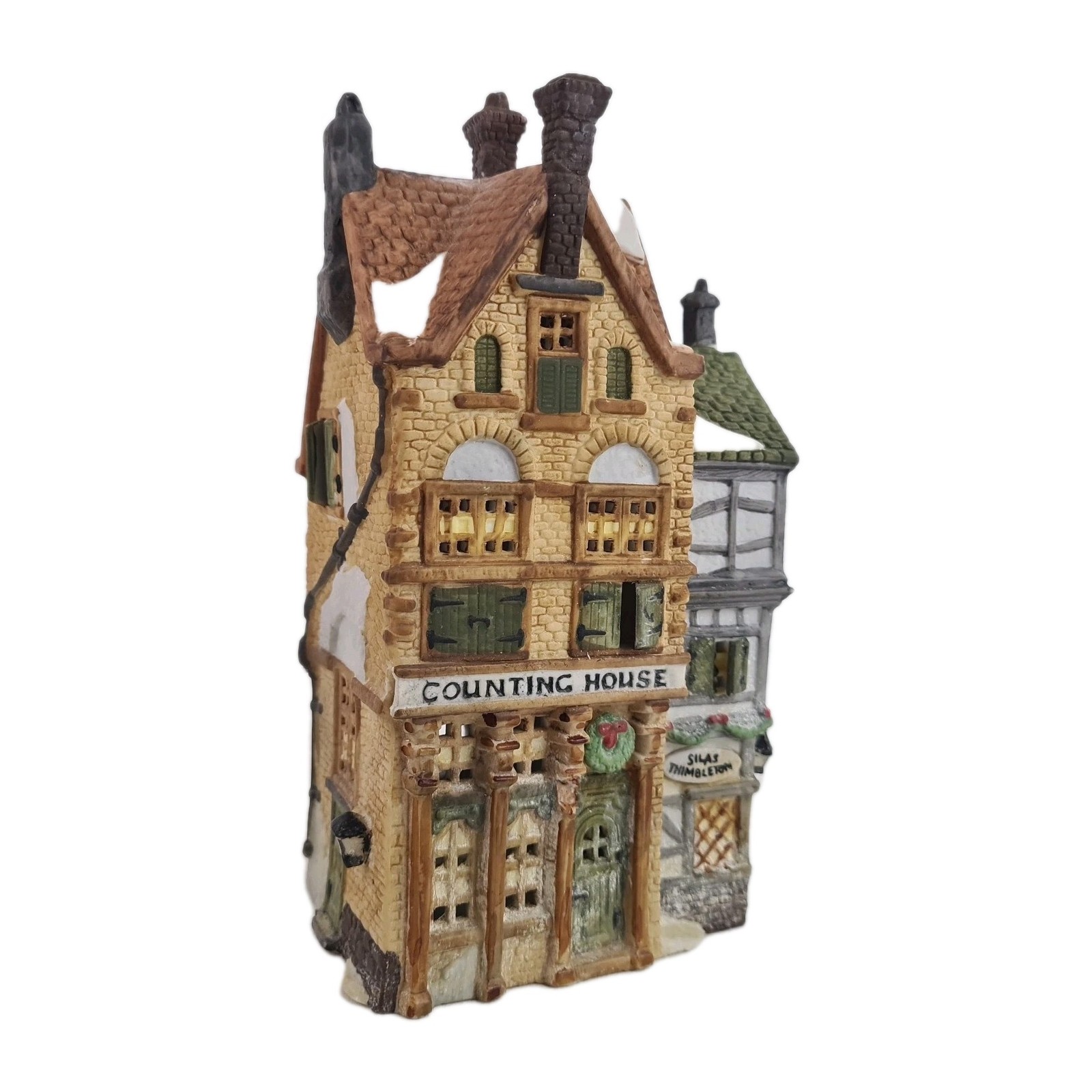 🚨 Department 56 Silas Thimbleton Barrister 5902-1 Dickens Village Lighted House