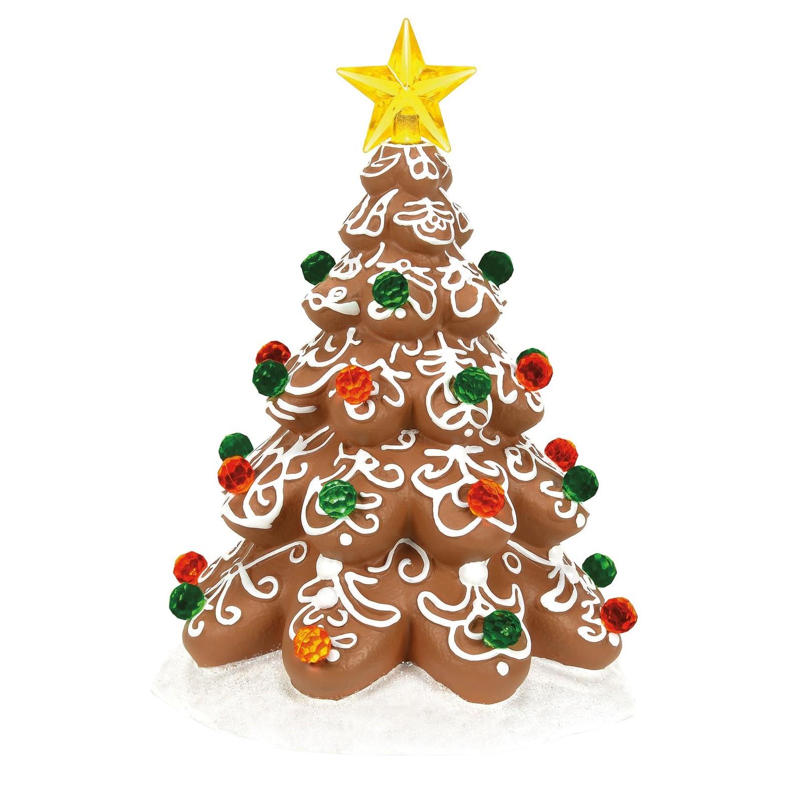 Dept 56 Cross Product Village Accessory Iced In Time For Santa Tree 6015661