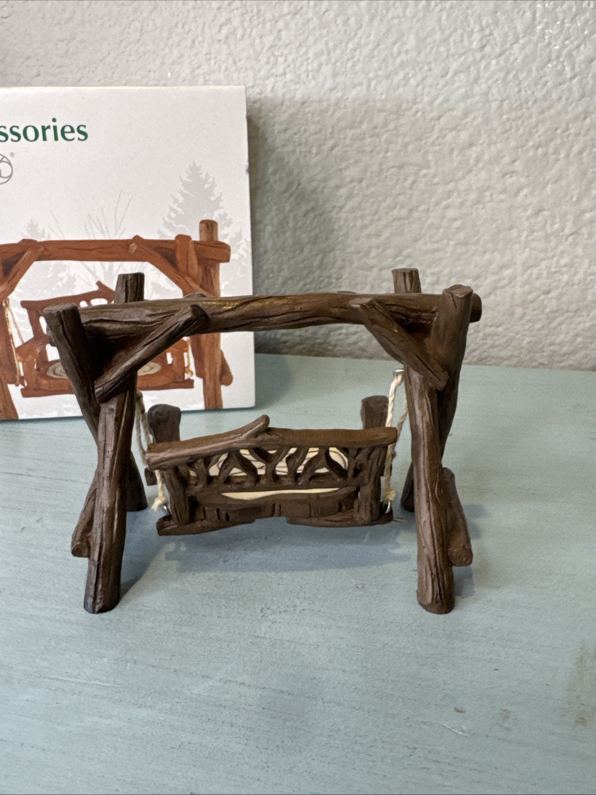 Dept 56 Woodland Swing Village Accessories #4054229 w Original Box