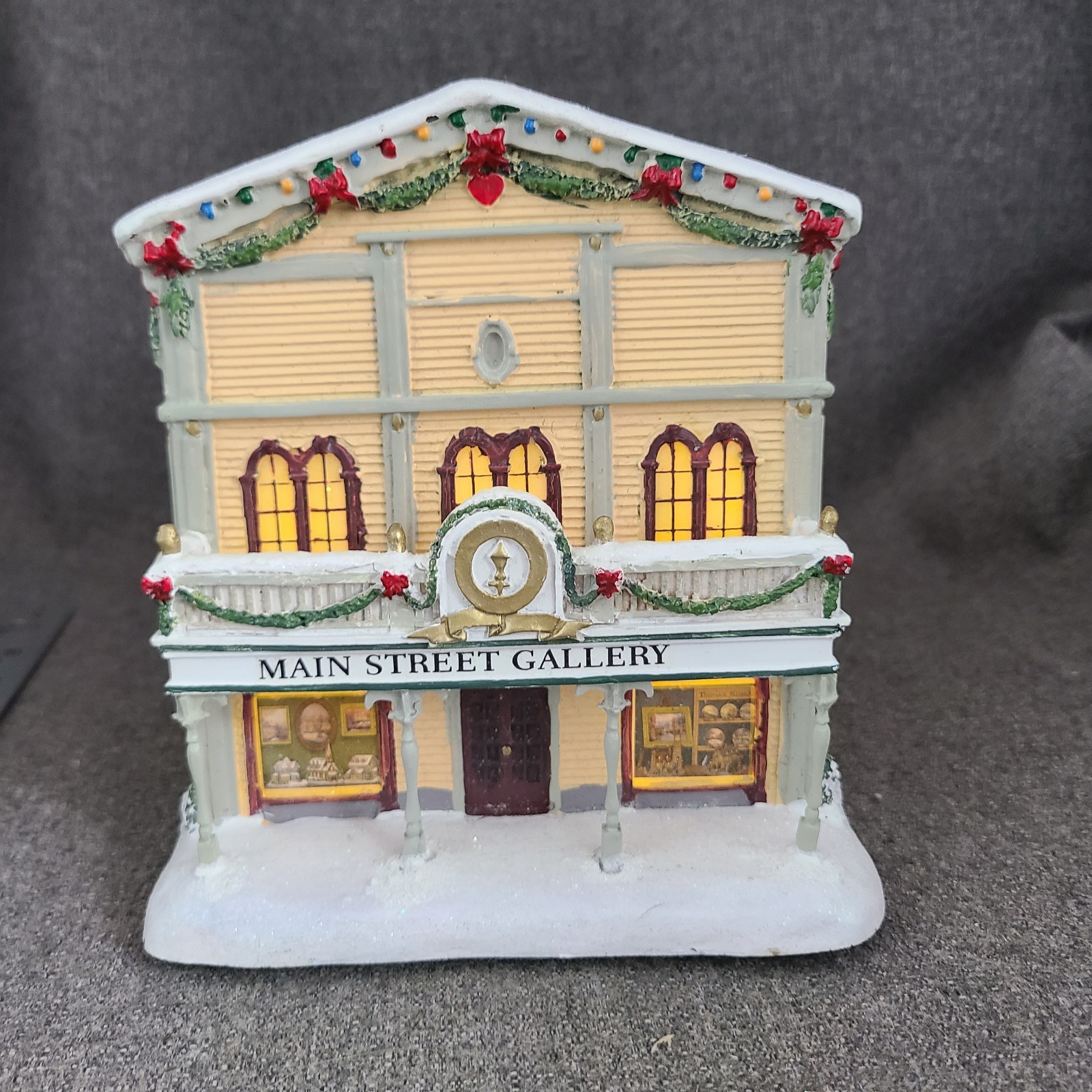 NEW Hawthorn Christmas Village Thomas Kinkade Main Street Gallery Tested Working