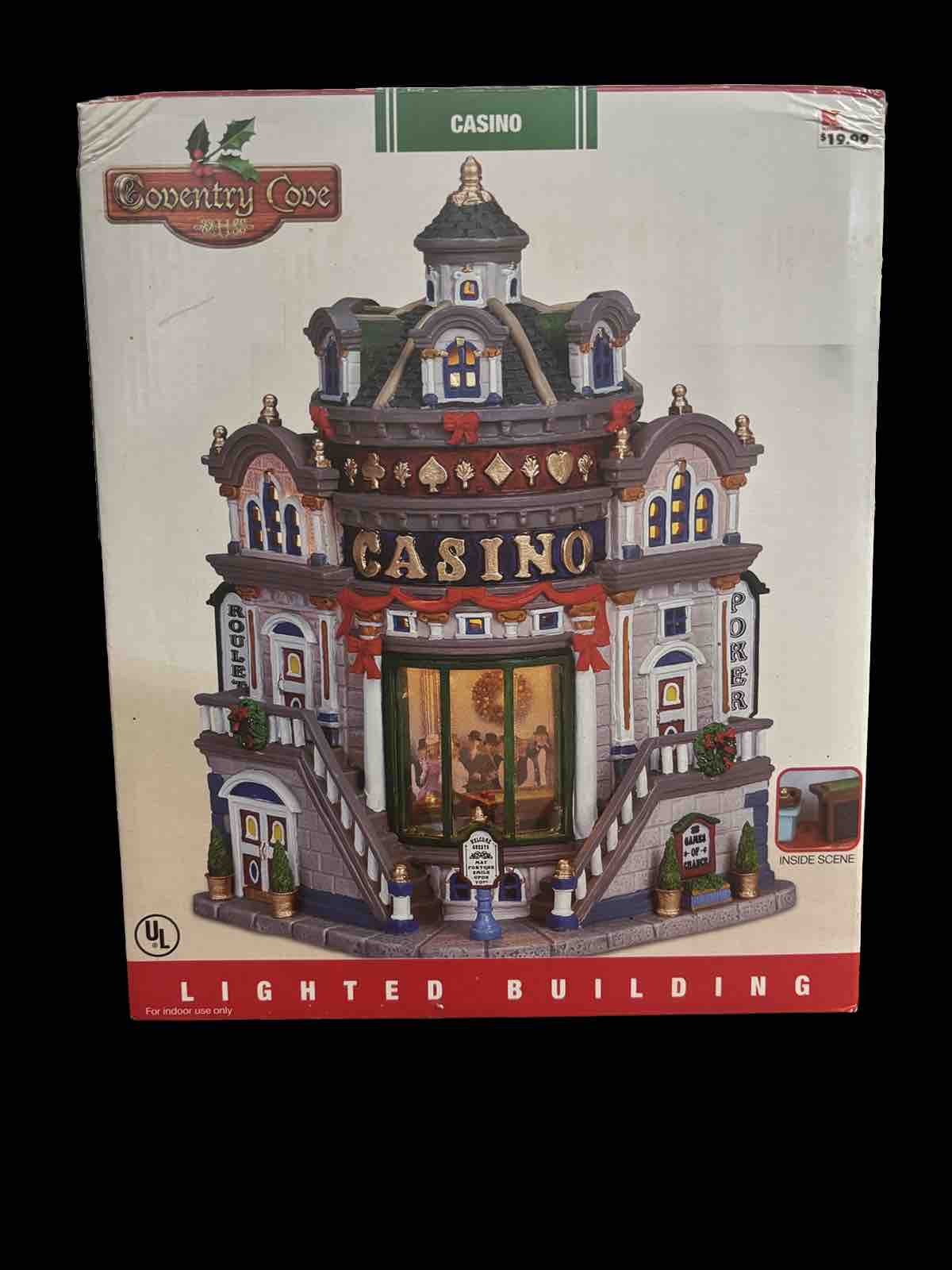 Coventry Cove Casino Lighted Building 2006 Christmas Village