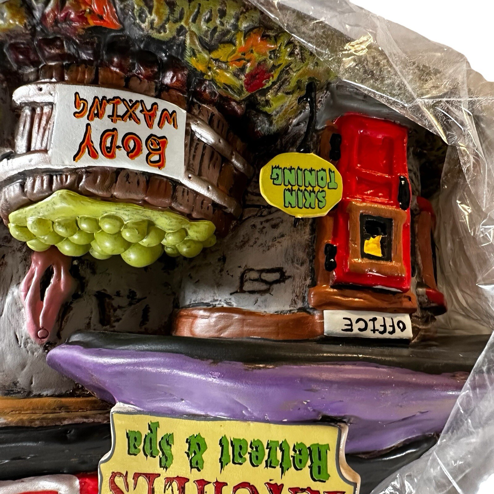 Dept 56 Halloween Witch Hollow Rachel’s Retreat & Spa Village House NIB 6007781
