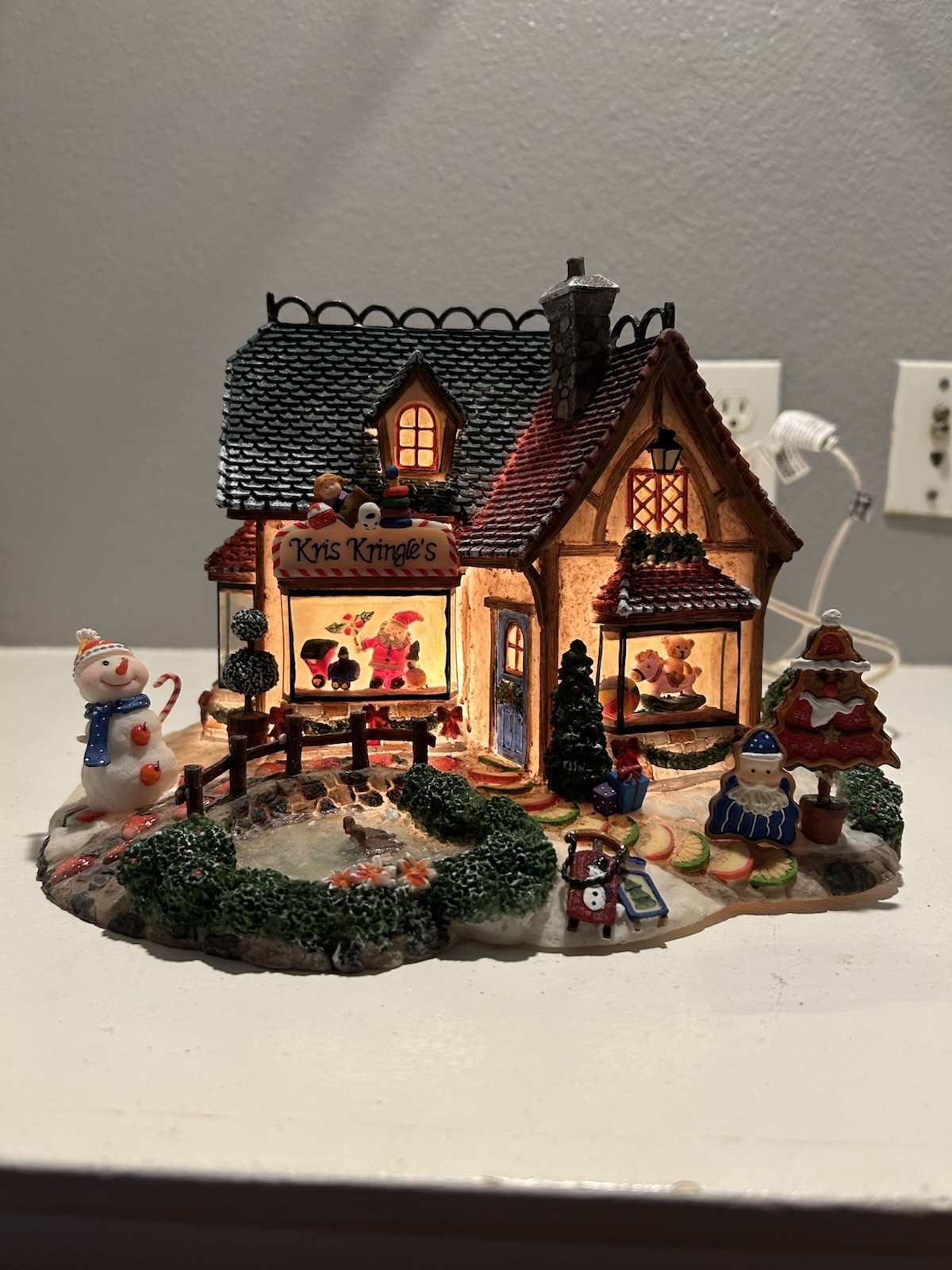 O’Well Christmas Village Limited Edition Toy Store Lighted Building