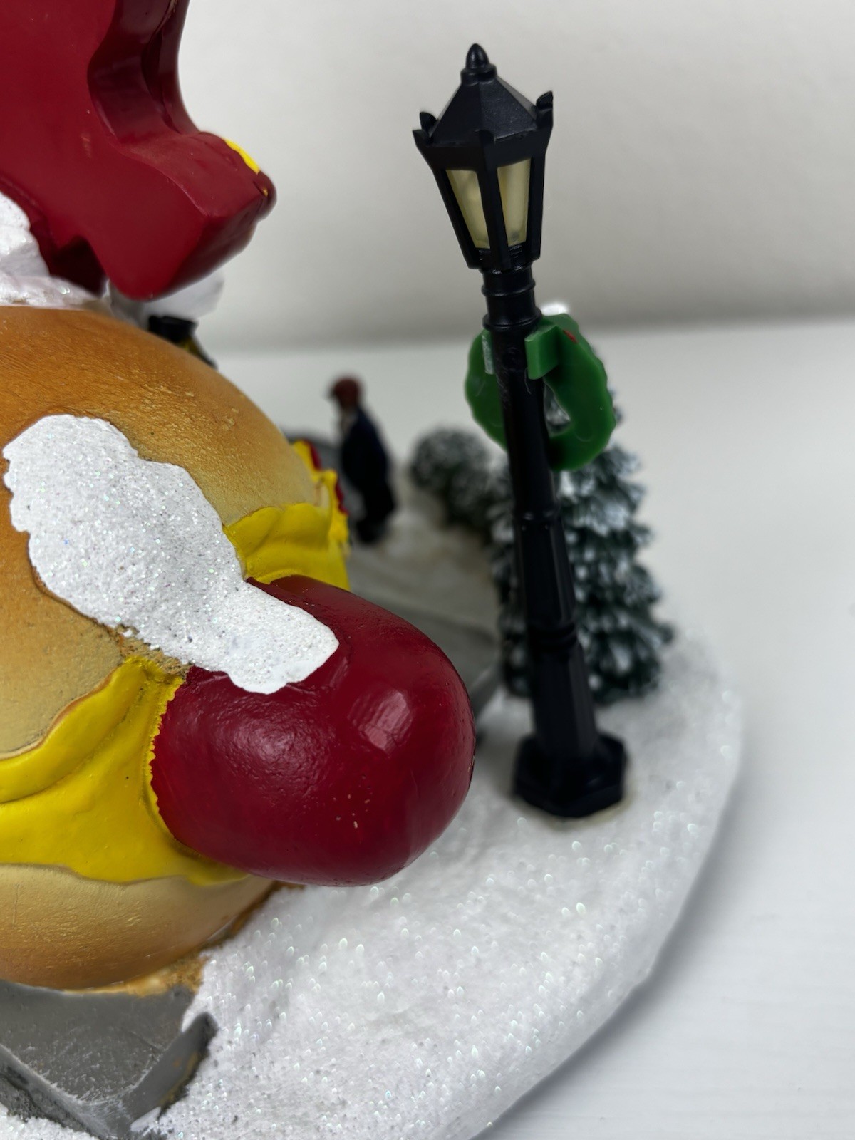 Musical Frank’s Hot Dogs with Light Show Christmas Village Natures Mark Plays