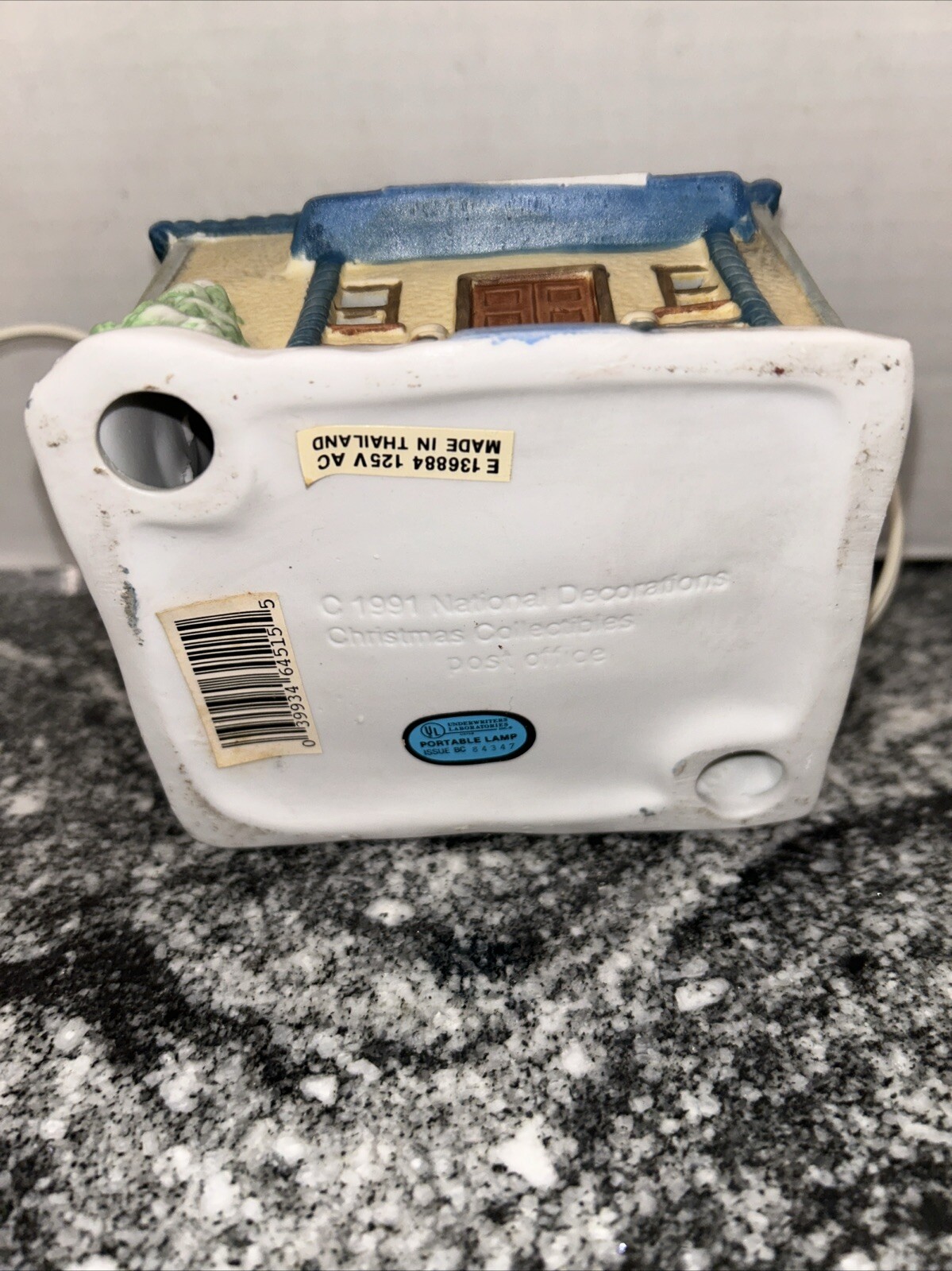 Vintage 1991 Americana Porcelain Collectable Post Office