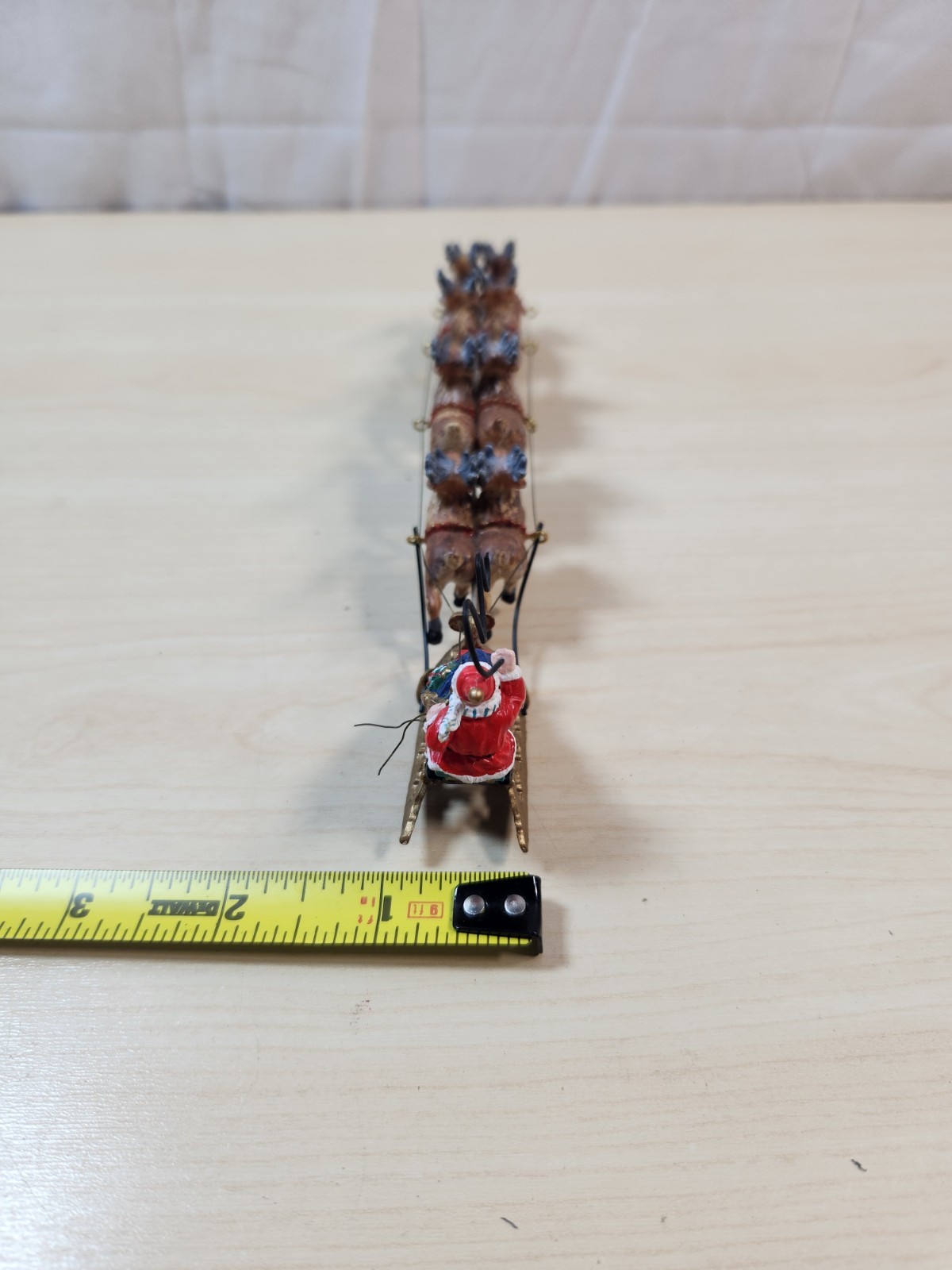 Department 56 Santa Sleigh 8 Reindeer Christmas Figurine Up Up Away Replacement