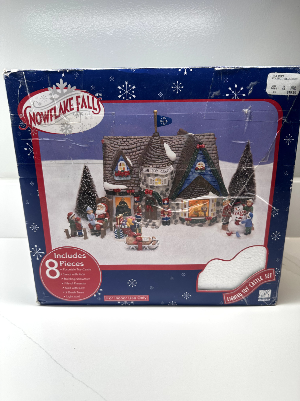 BK Collectibles Snowflake Falls Lighted Toy Castle Set (8 pcs) READ