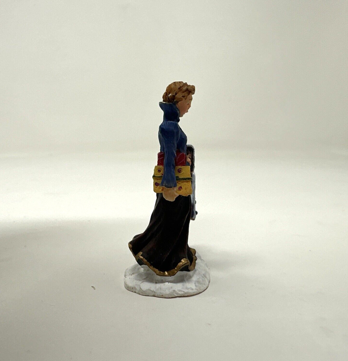 2003 Grandeur Noel Victorian Village MOTHER &CHILD Shopping Figurine REPLACEMENT