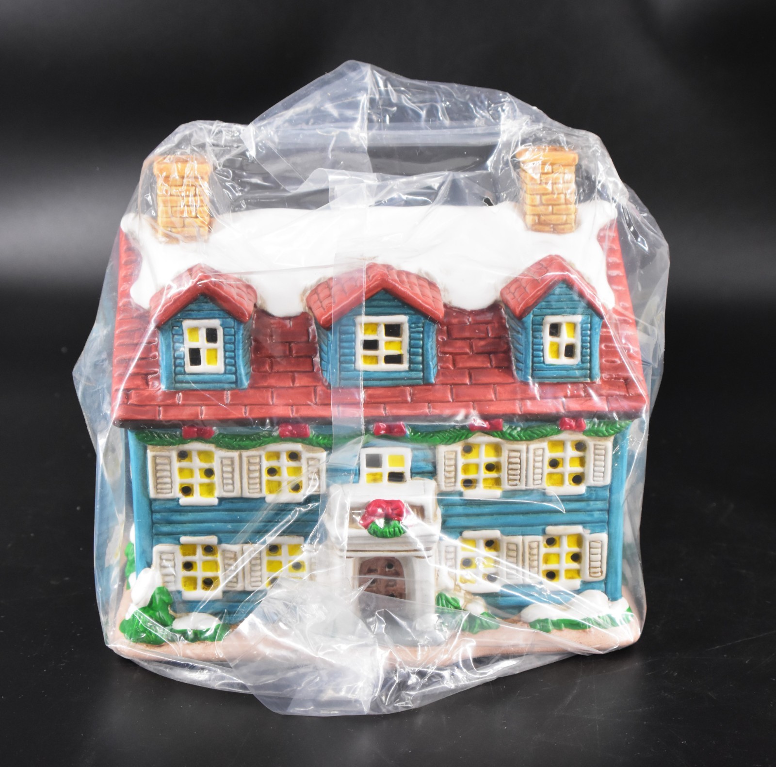 Lefton Colonial Village WELCOME HOME 05824-87 Lighted Porcelain w/Box & Cord NEW