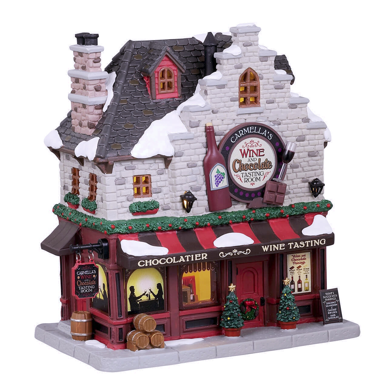 Lemax 2023 Carmella’s Wine And Chocolate Tasting Room Caddington #35062 Elegant