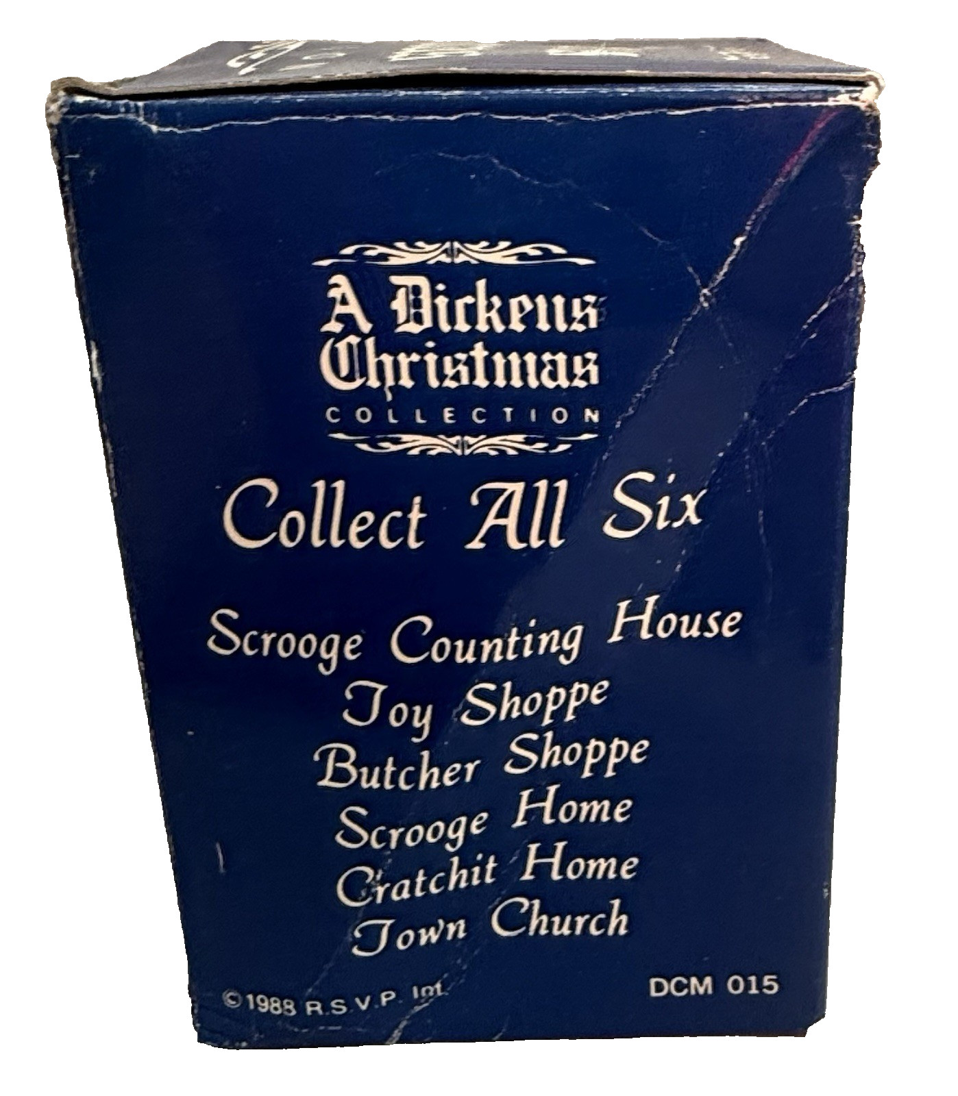VTG 1988 A Dickens Christmas Collection Cratchit Home Hand Painted By RSVP Int