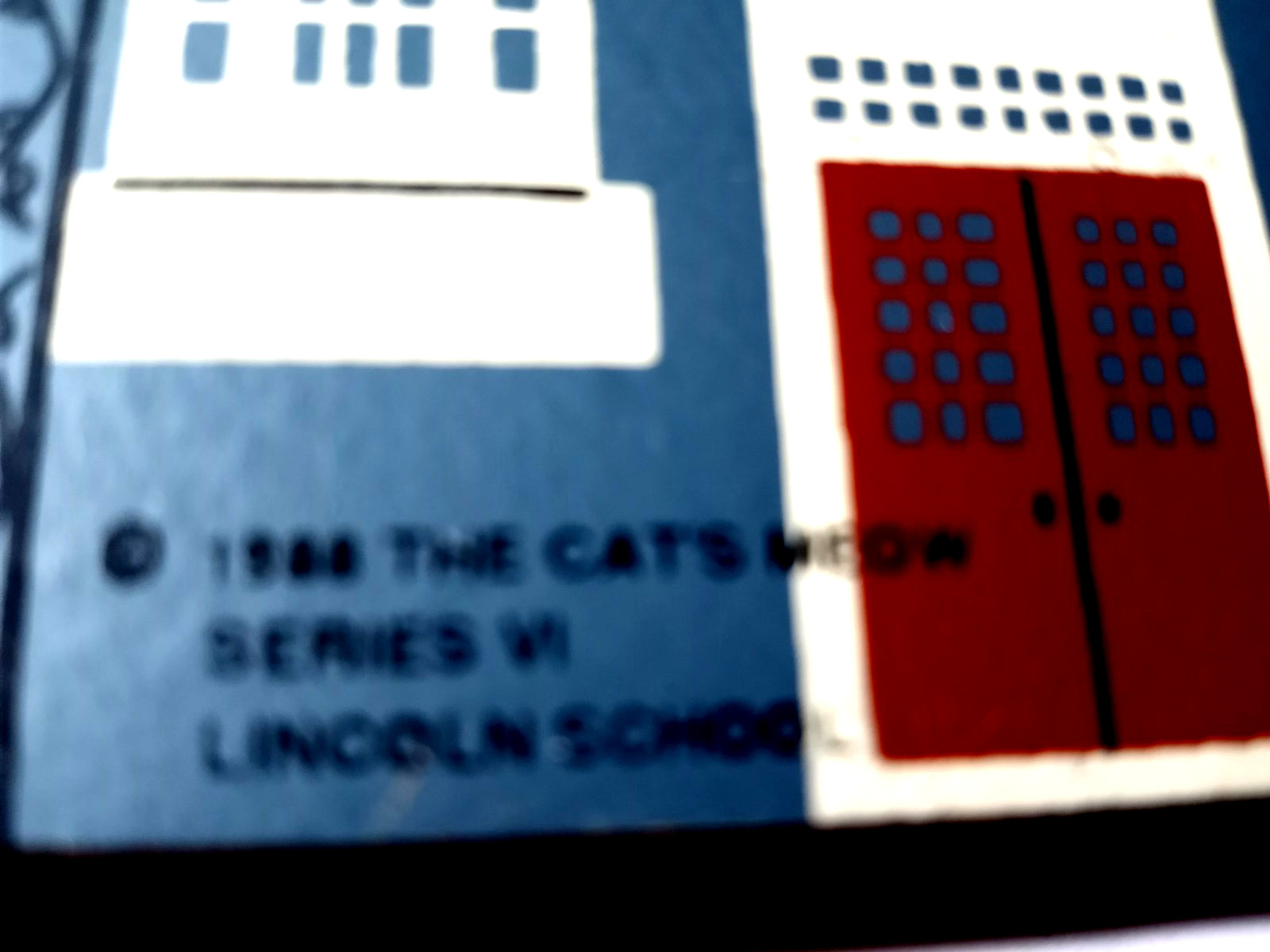 Vintage The Cat’s Meow Lincoln School-Series VI 1993 shelf sitter