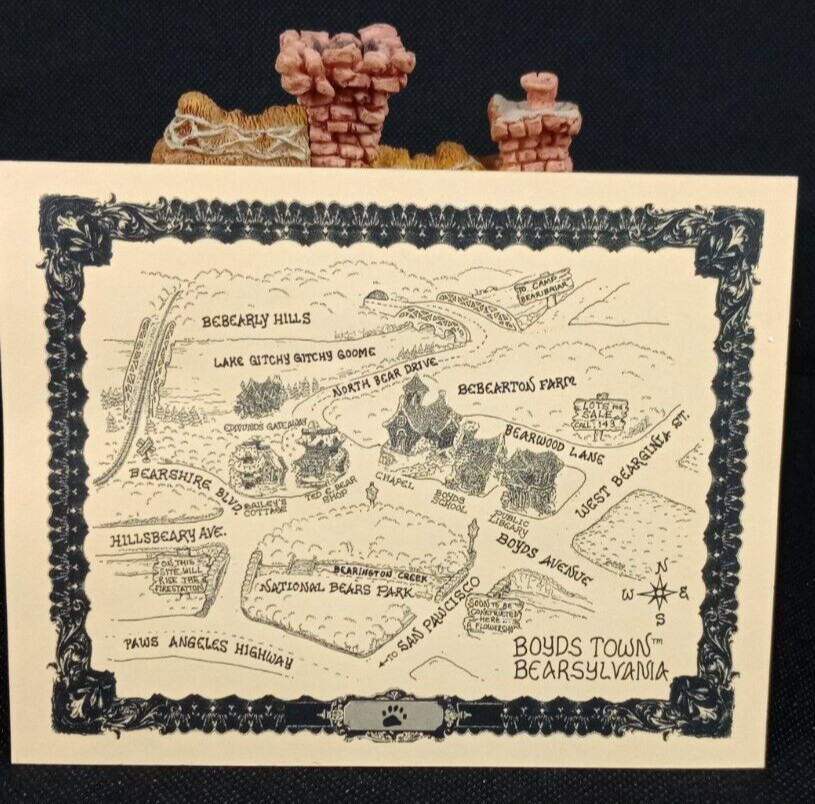 Boyds Bears Resin 5.0 Inch Bailey’s Cozy Cottage Bearly Built Villages Figurine