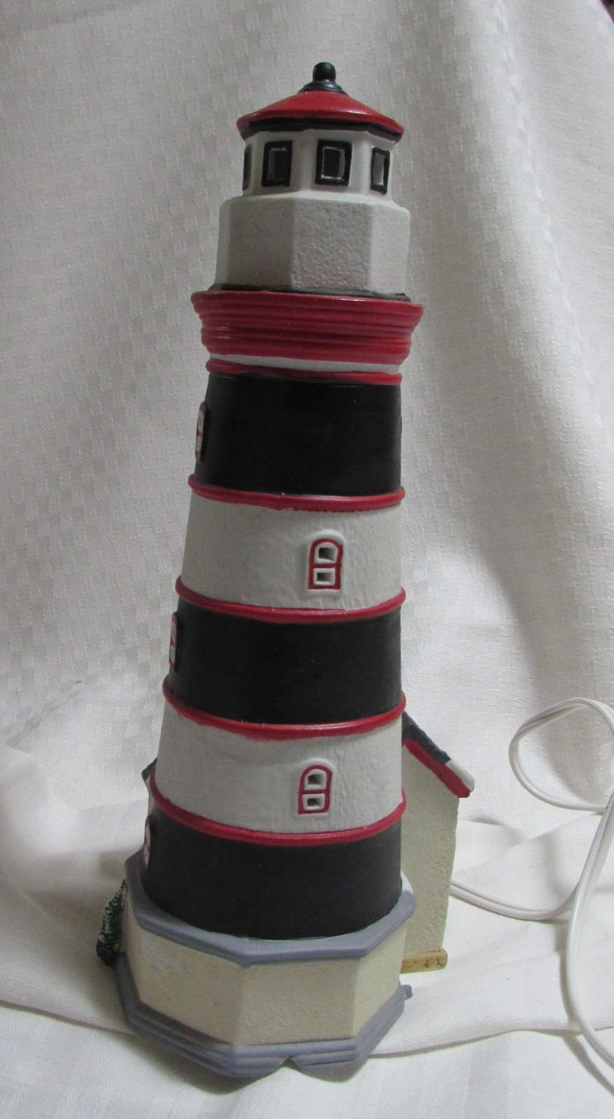 Vintage 1998 Lemax Plymouth Corners Lighted House Flashing Lighthouse No Box