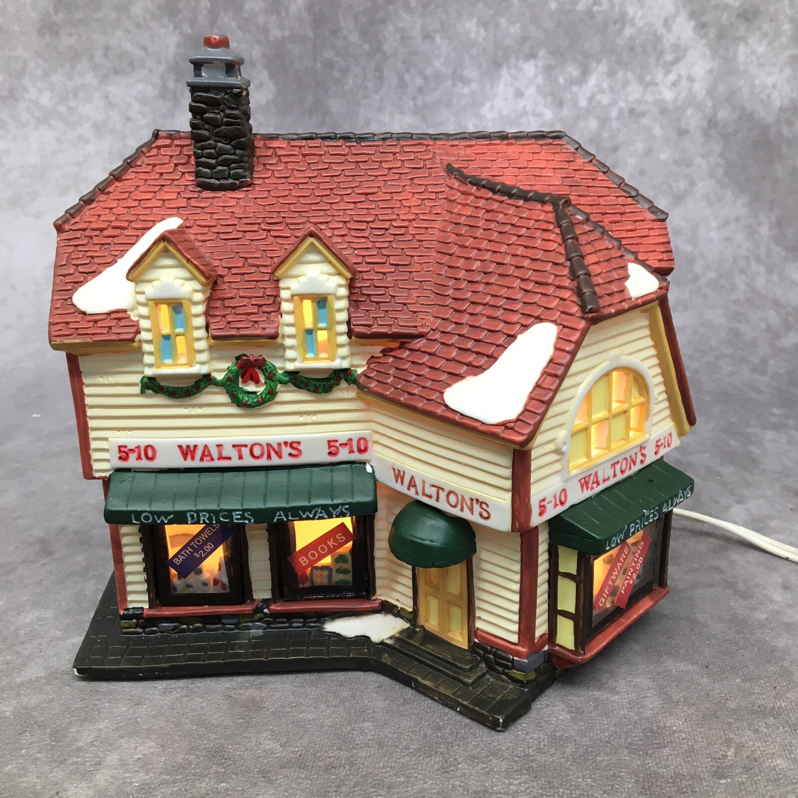 Holiday Time Walton’s 5&10 Collectors Edition Lighted House -Read Description