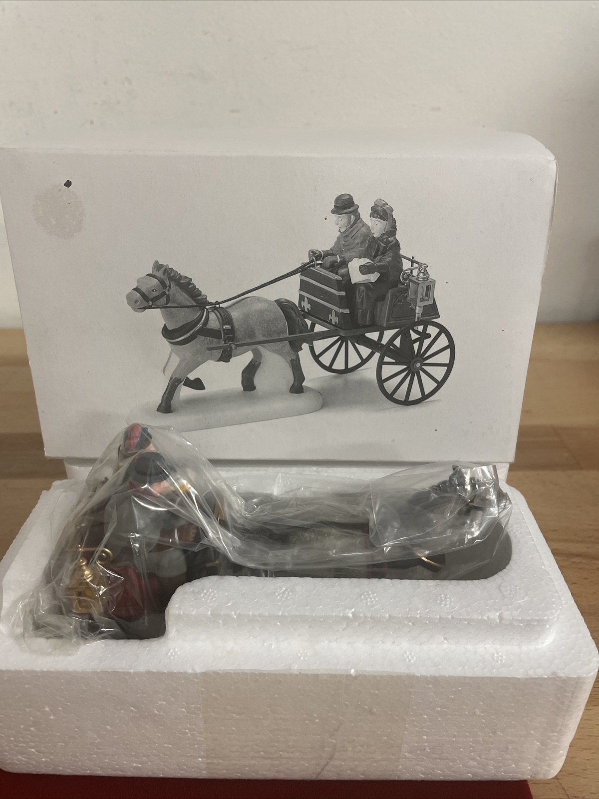 Dept 56 Dickens Village – Red Christmas Sulky – NIB