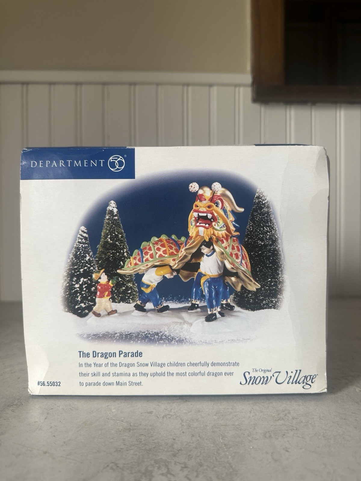 Dept 56 Snow Village The Dragon Parade EUC #55032 1999 Retired Chinese New Year