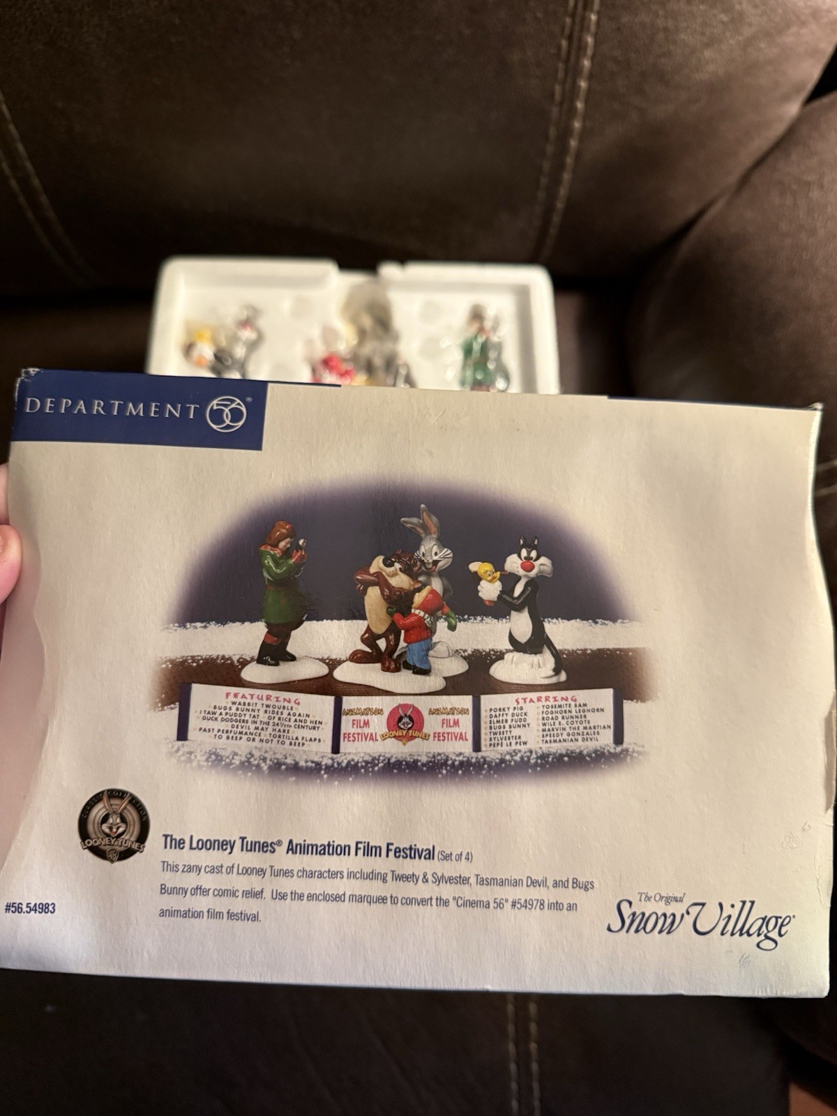 Dept 56 Orig Snow Village – The Looney Tunes Animation Film Festival